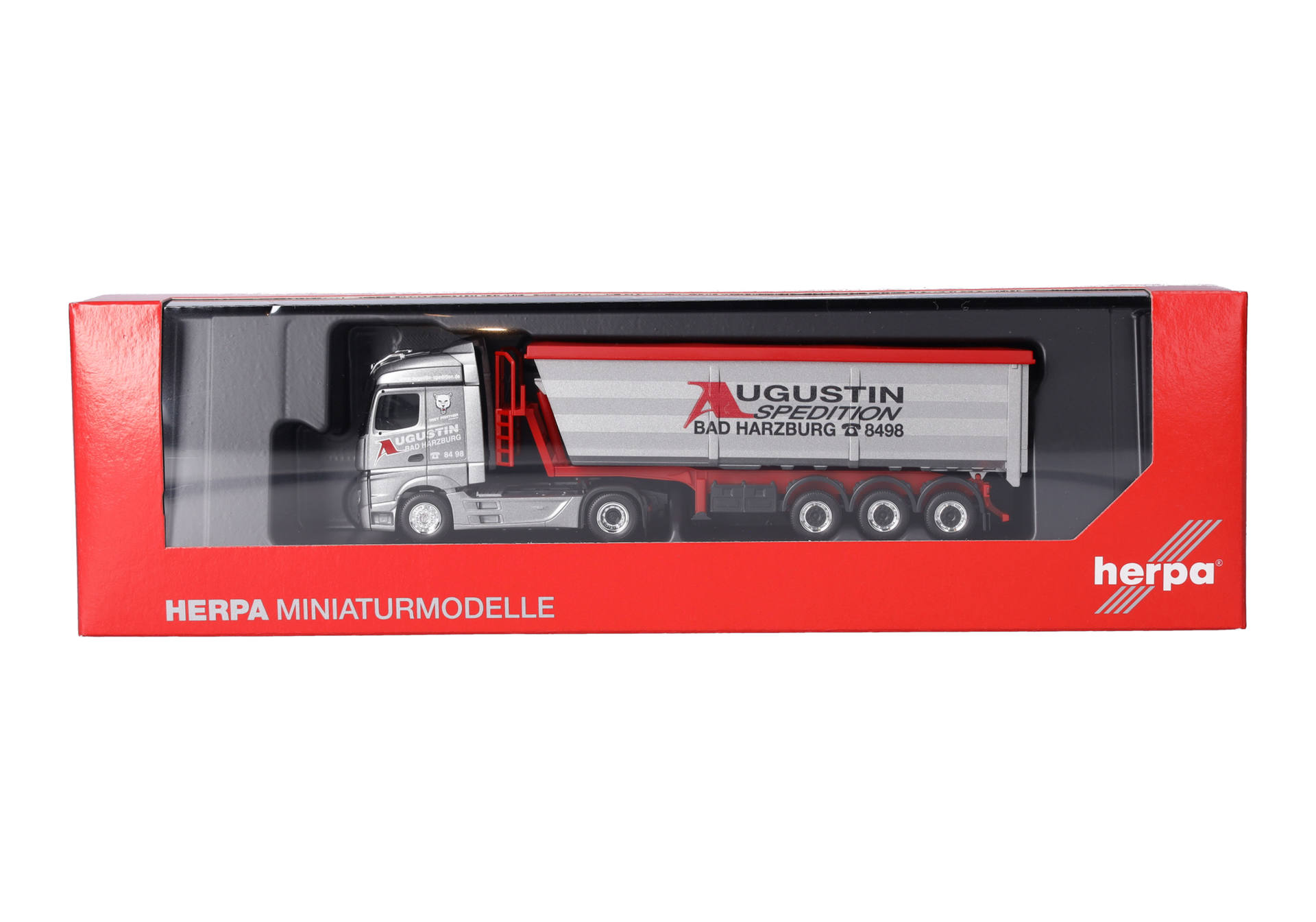 Mercedes-Benz Actros Streamspace Stahlmulden-Sattelzug "Augustin Spedition"