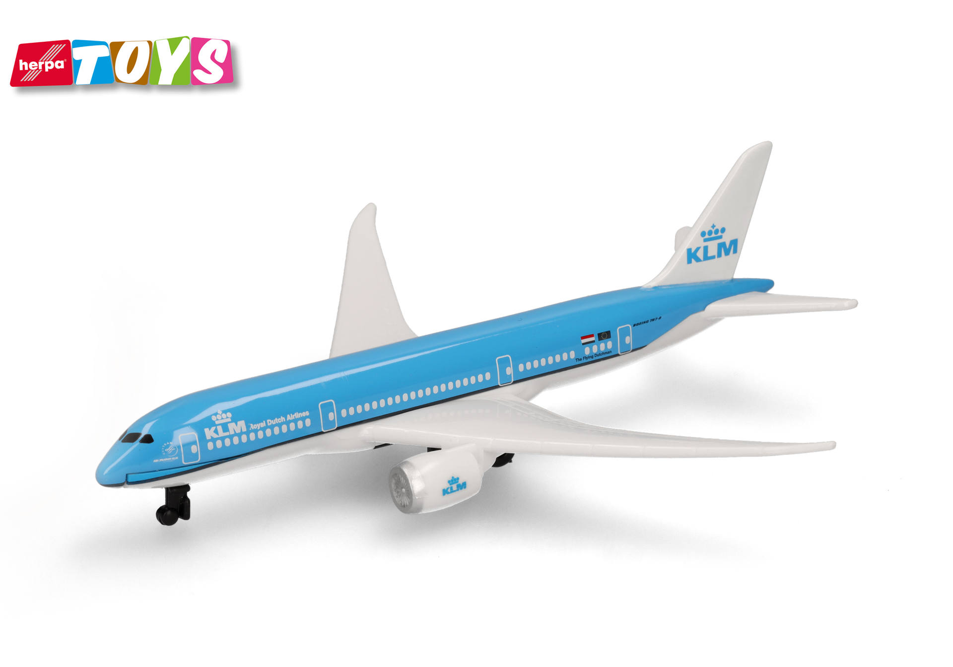 airplane toy, plane model, blue aircraft, KLM livery, jet toy, toy airplane, aircraft model, blue plane, jet airliner, plastic toy