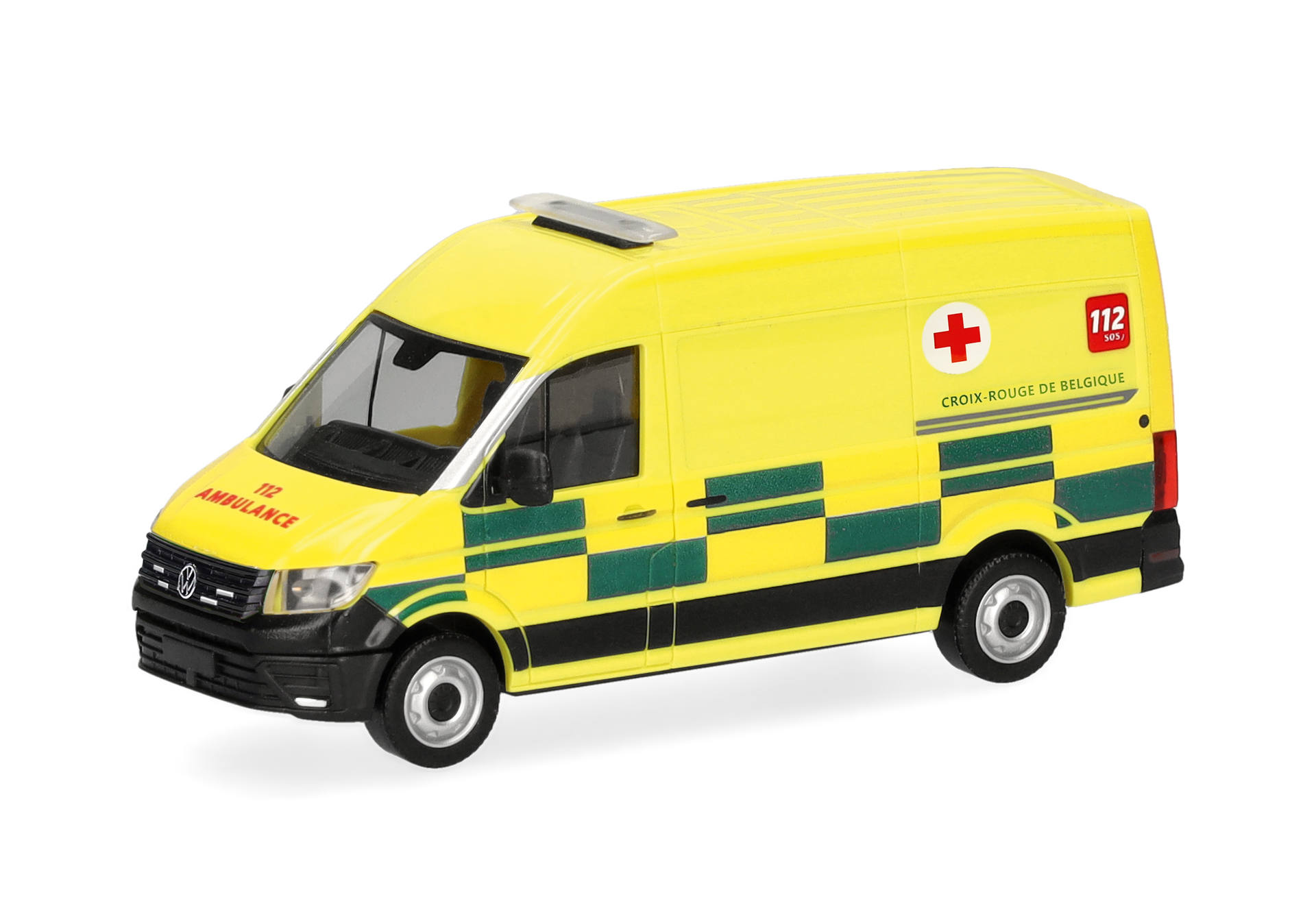 Volkswagen (VW) Crafter box high roof rescue vehicle "Ambulance Croix Rouge", Belgium