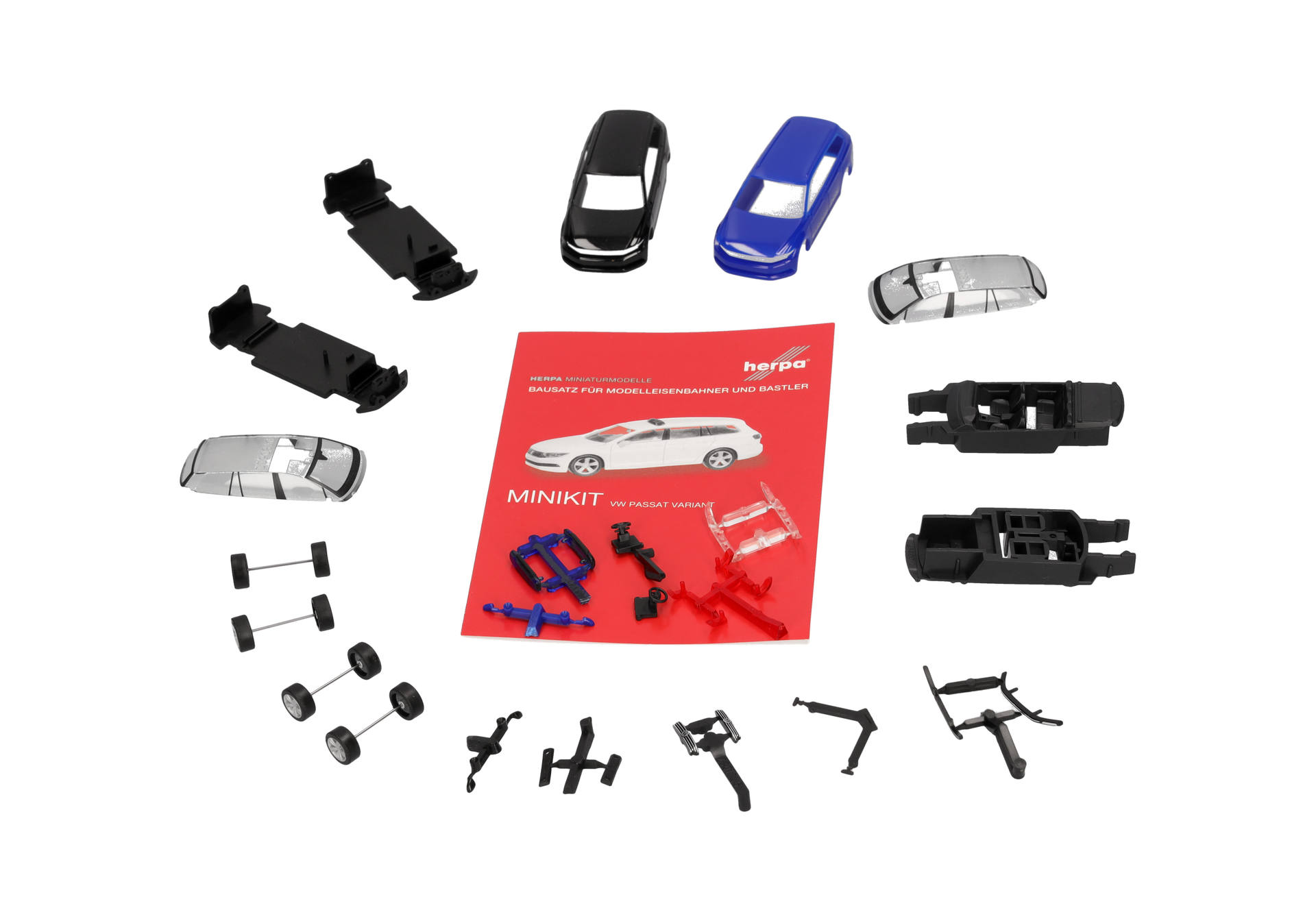 mini kit, model car, car parts, assembly kit, black pieces
