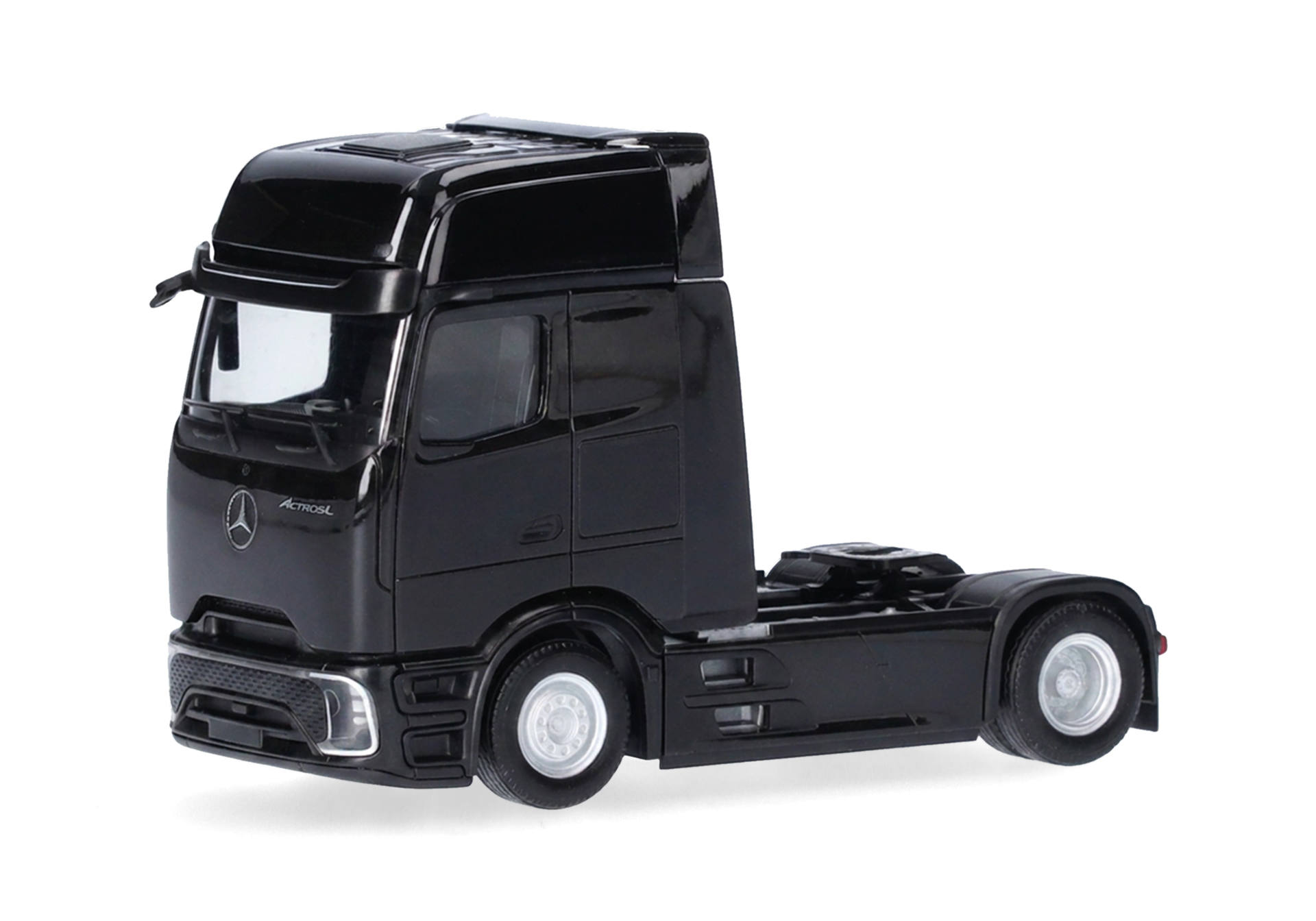 truck, semi-truck, cab, black, toy