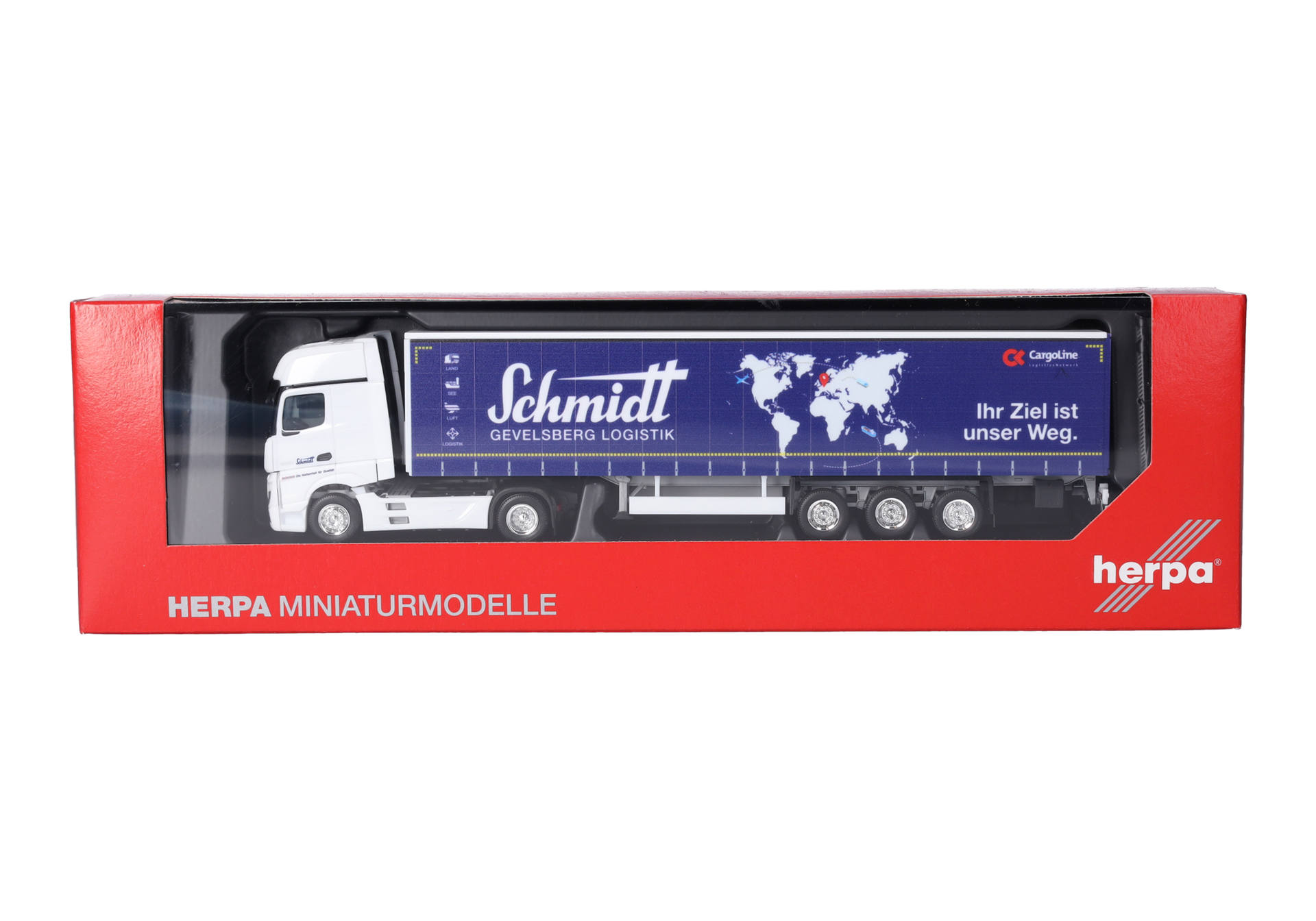 Mercedes-Benz Actros L 18 Gigaspace Gardinenplanen-Sattelzug "Schmidt Gevelsberg"