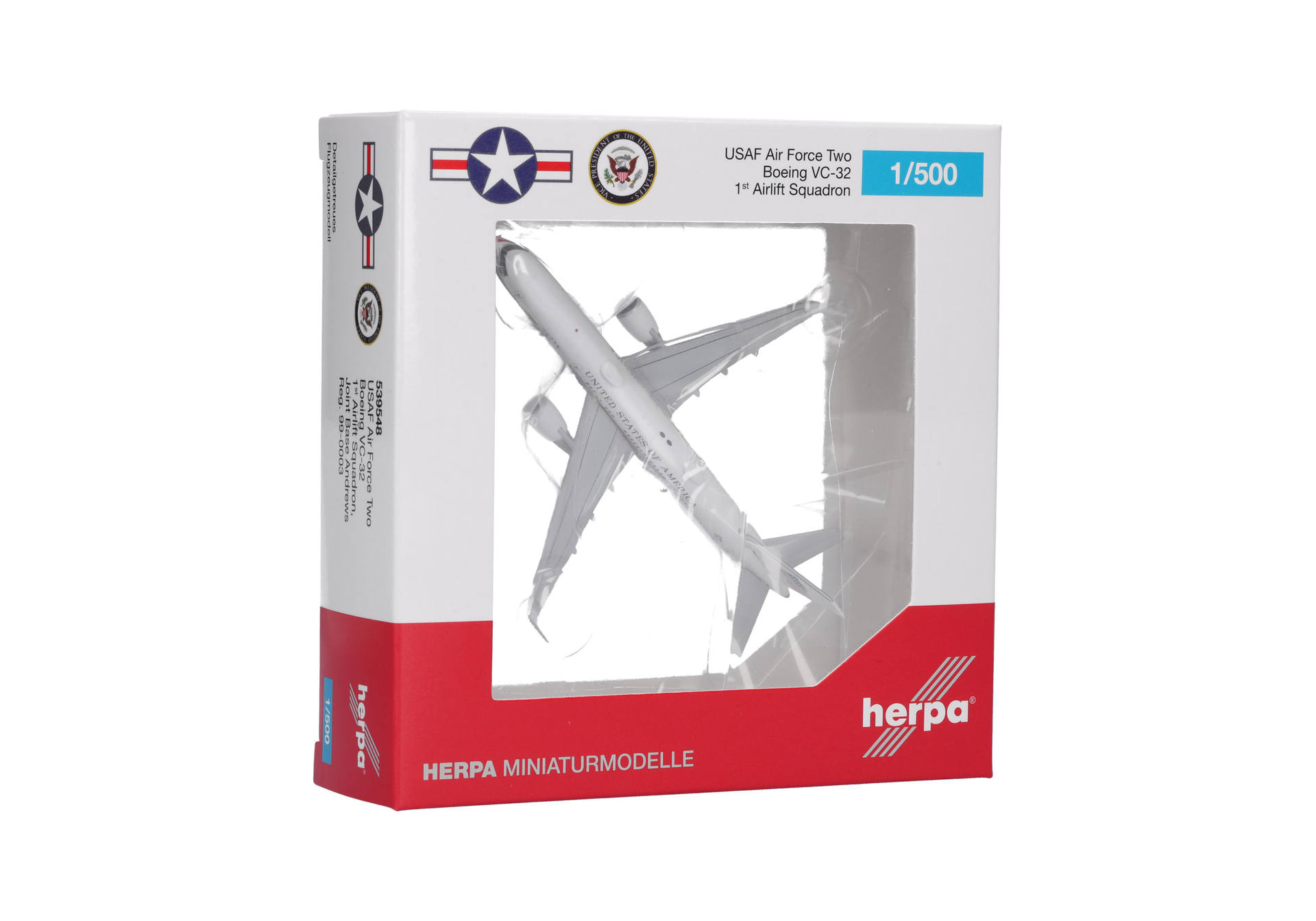airplane, model kit, 1/500 scale, plastic model, box packaging