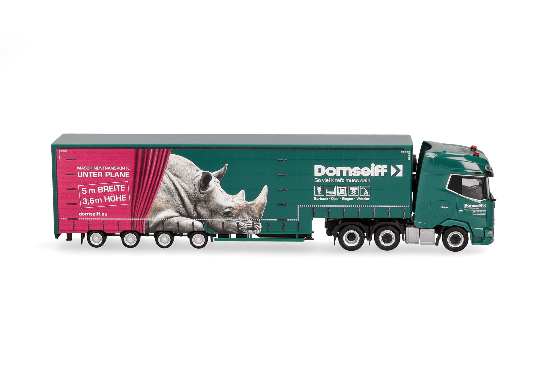 DAF XG+ volume semitrailer truck "Dornseiff"
