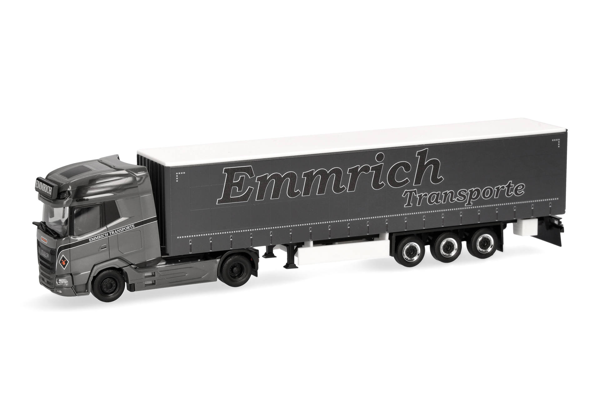 DAF XG+ curtain canvas semitrailer truck "Emmrich Transporte"
