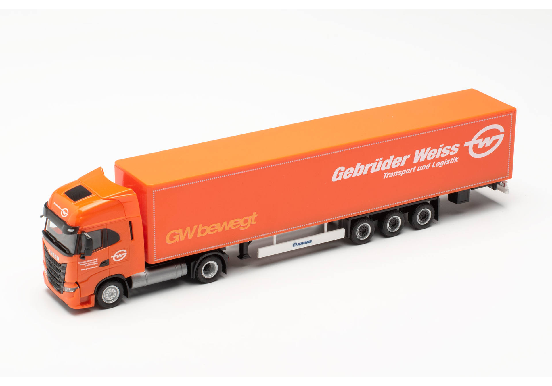 Iveco S-Way LNG box semitrailer 15m "Gebrüder Weiss" (Bavaria/Nuremberg)
