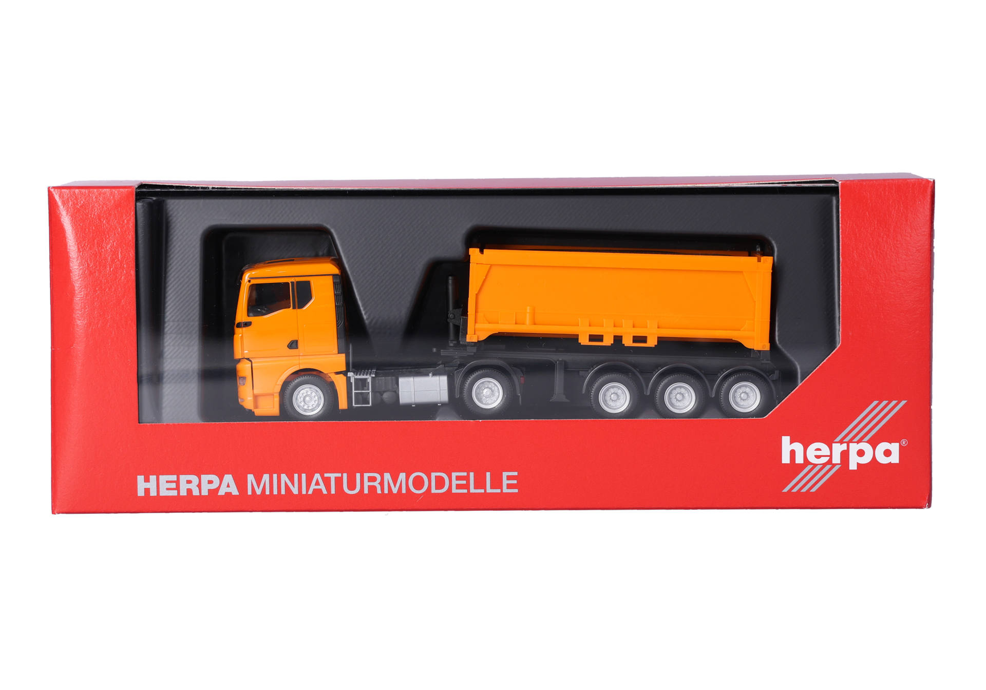 orange truck, dump truck, model truck, diecast, toy vehicle