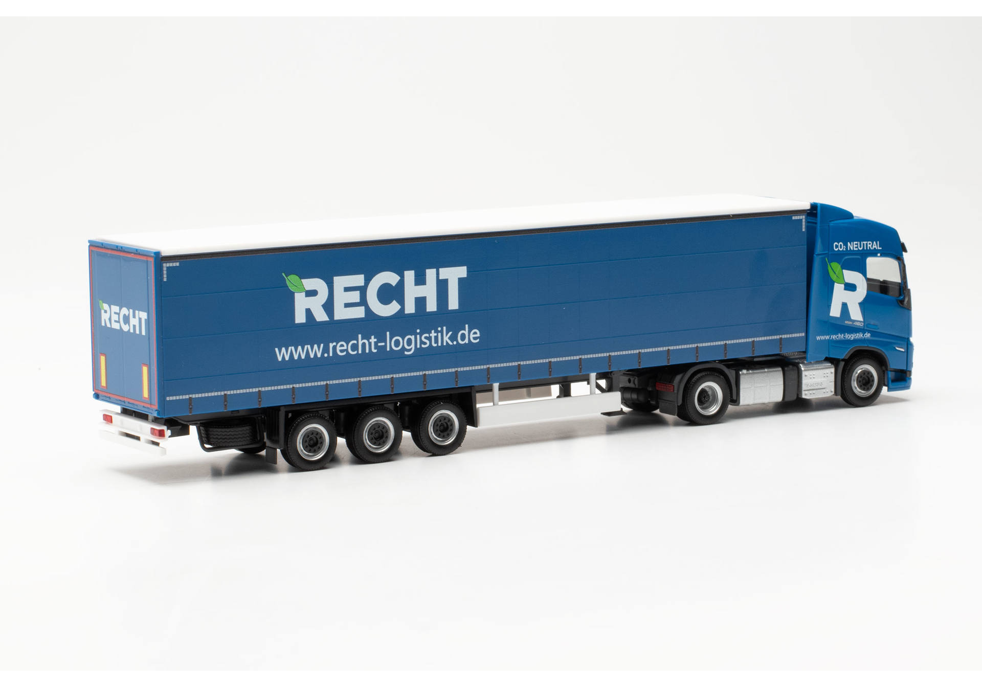 Volvo FH GL 2020 curtain canvas semitrailer "Recht Logistik"