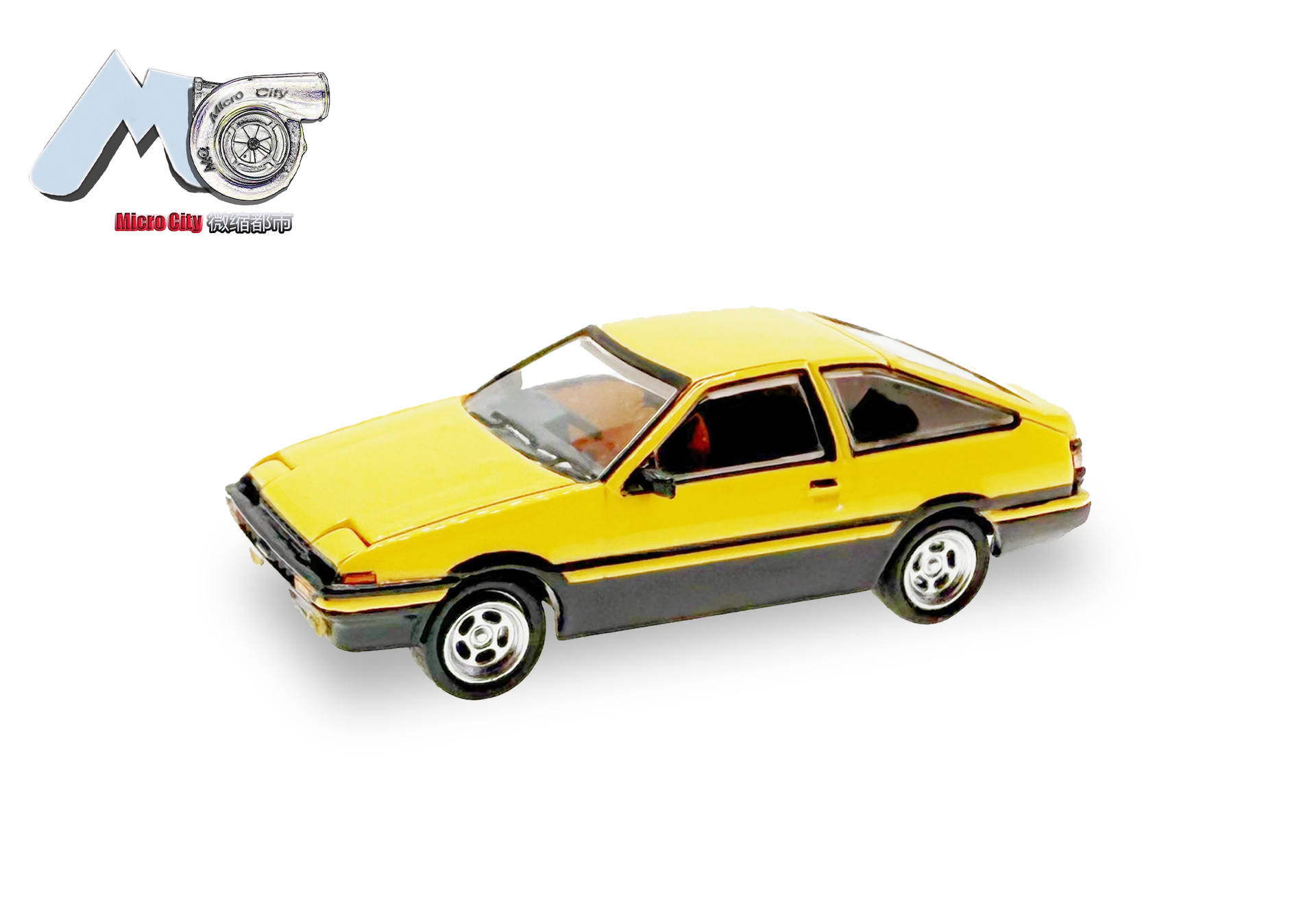 MicroCity: Toyota Corolla AE86, gelb