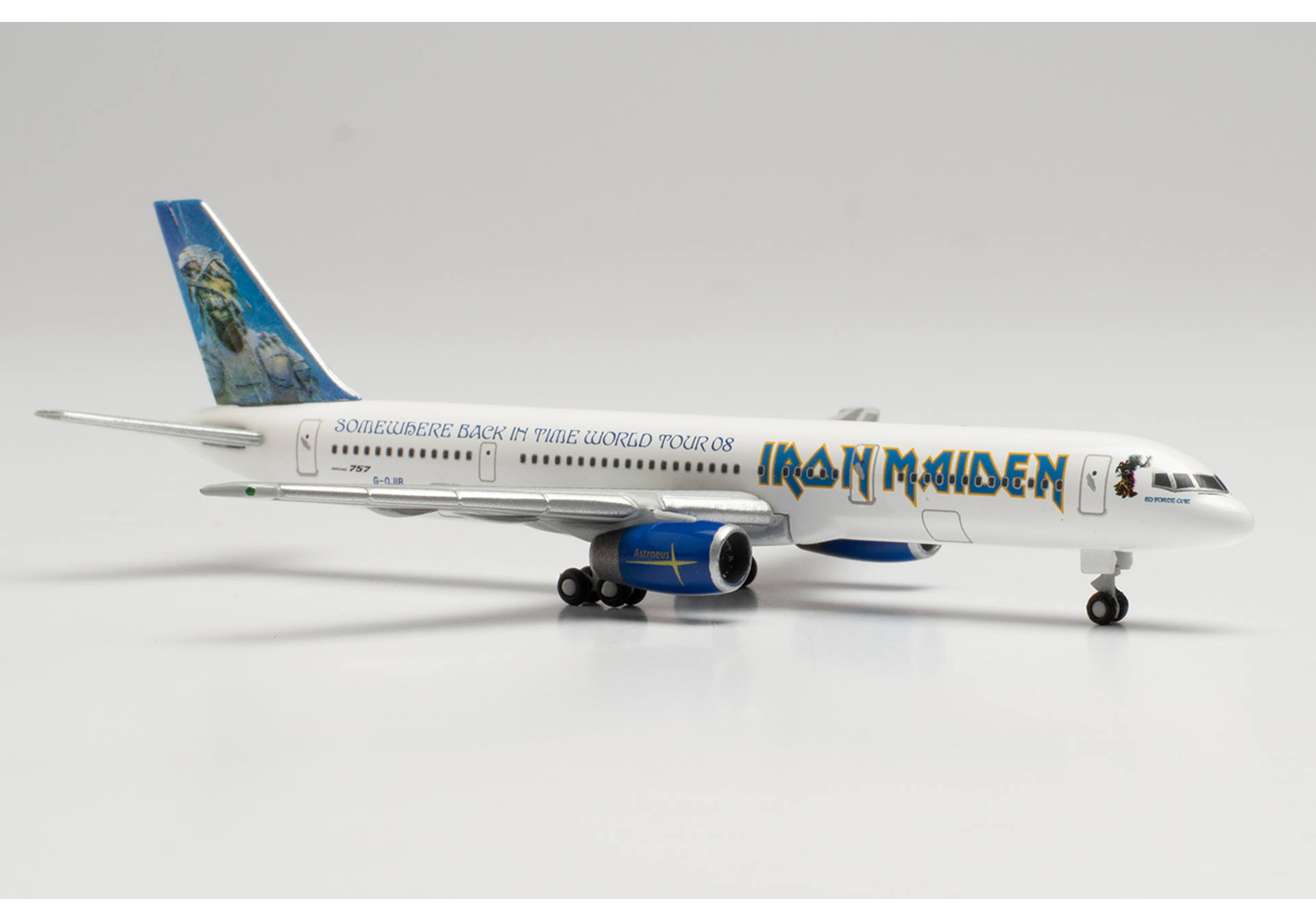 Iron Maiden (Astraeus) Boeing 757-200 “Ed Force One” - Somewhere Back in Time World Tour 2008 – G-OJIB