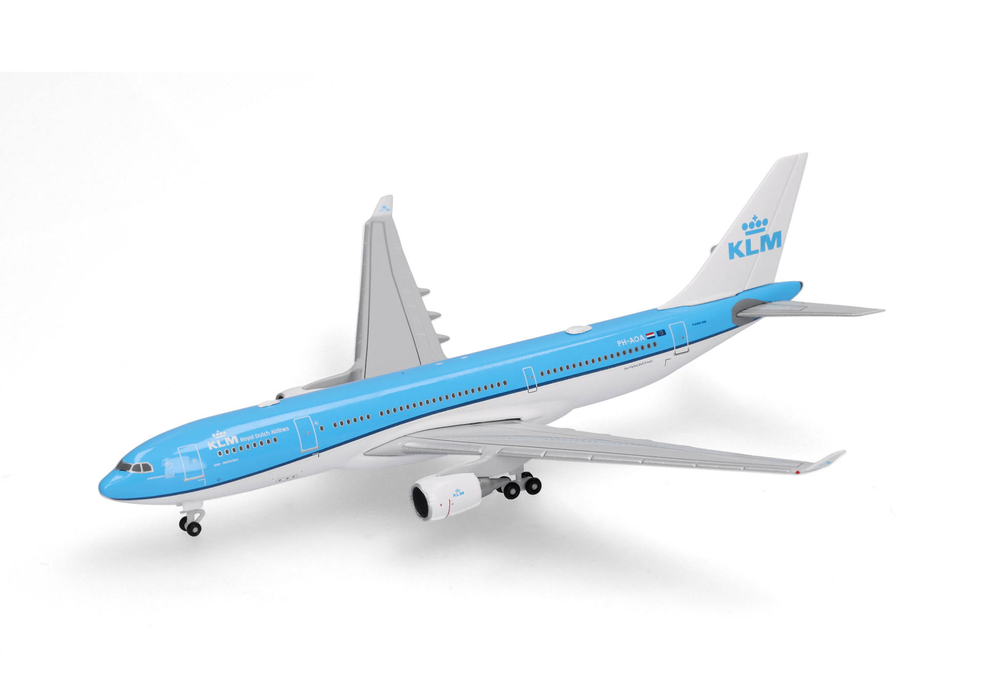 flugzeug, airliner, modell, blau, KLM
