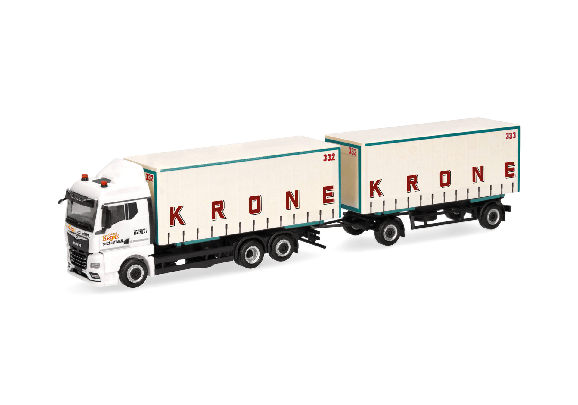MAN TGX GM interchangeable curtain canvas trailer truck "Circus Krone"