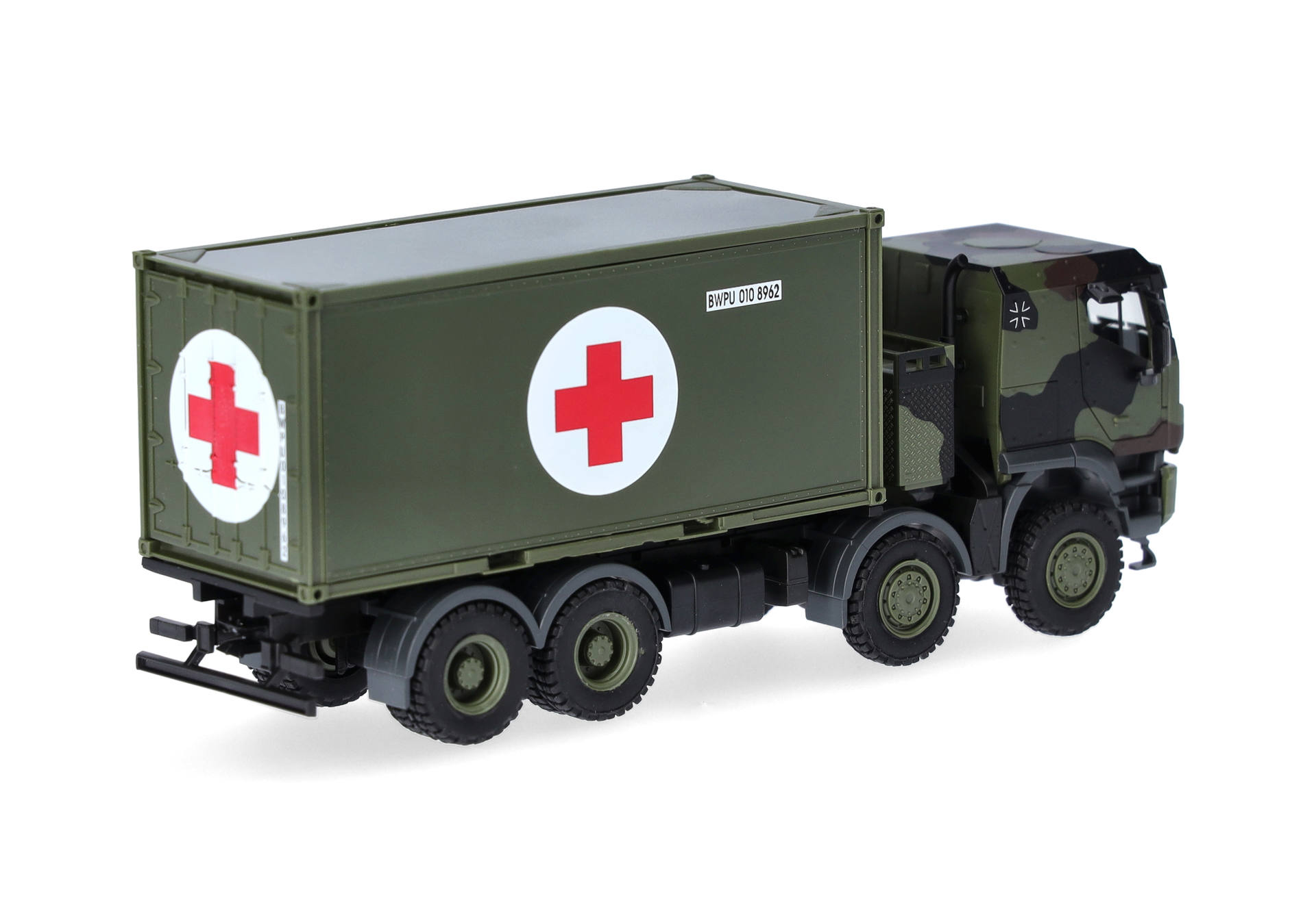 Lkw, Militär, Container, Tarnung, Rotes Kreuz