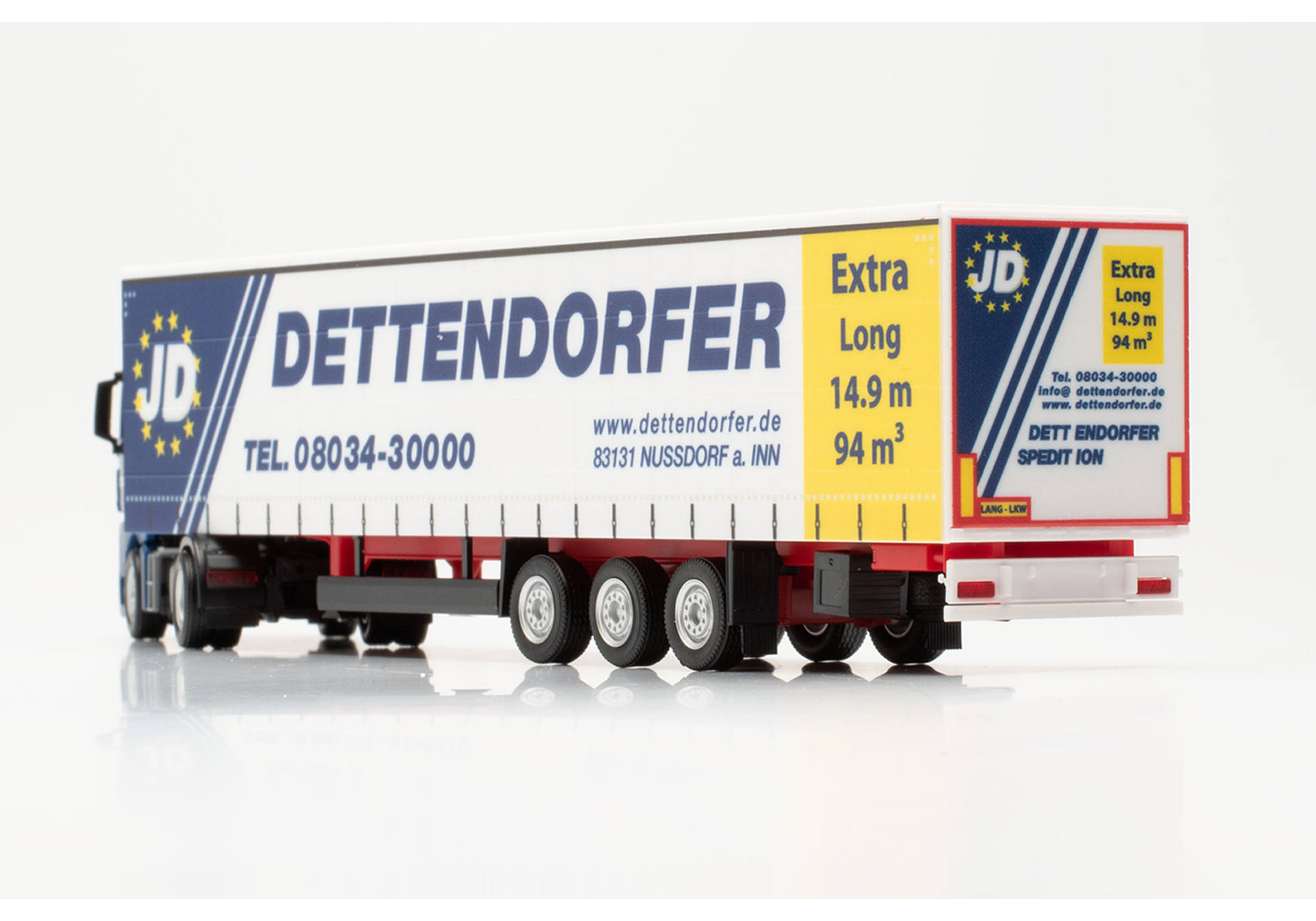 MAN TGX GX 15m curtain canvas semitrailer „Dettendorfer“ (Bayern/Nußdorf am Inn)