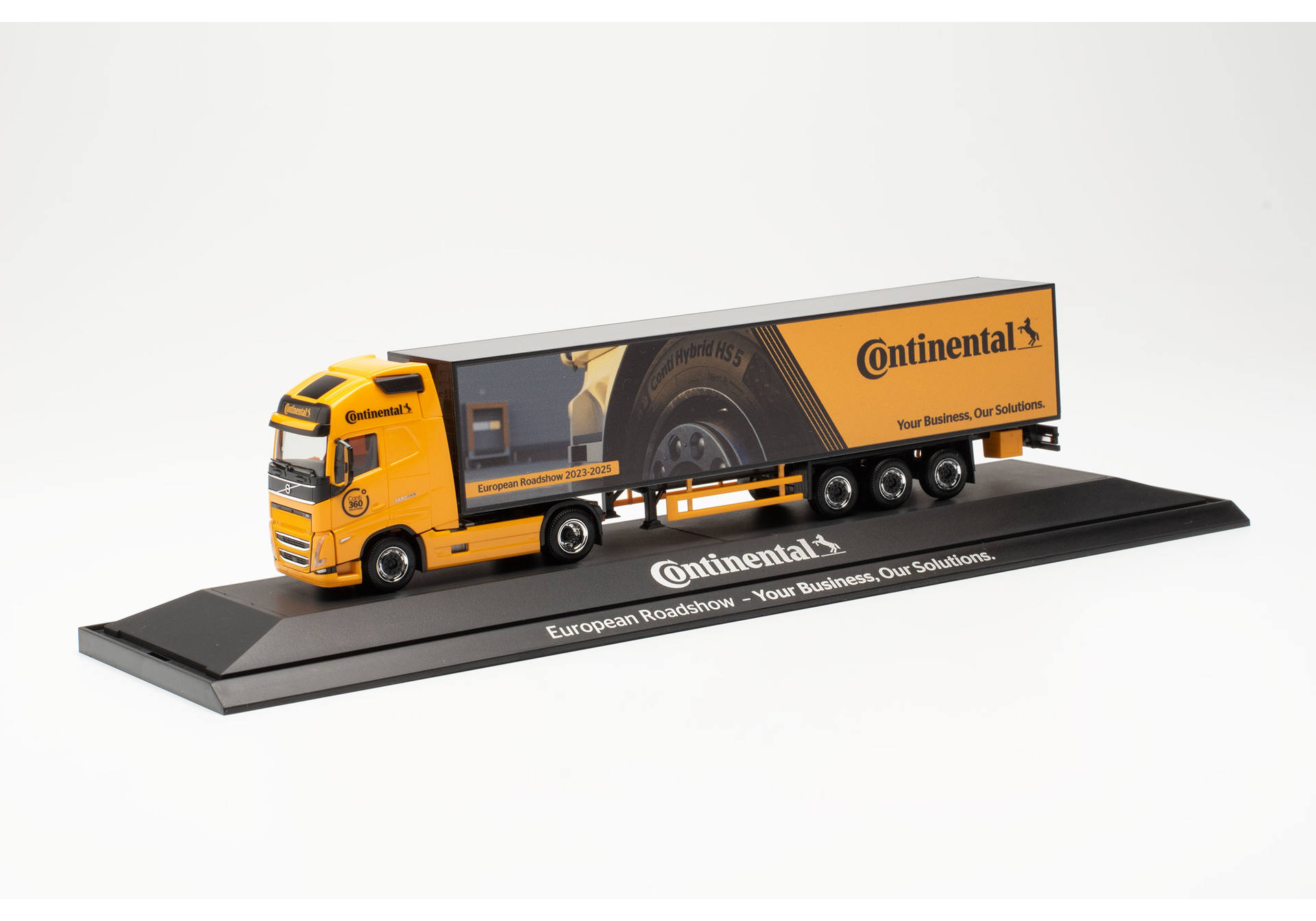 Volvo FH 2020 Gl XL box body semitrailer truck "Continental"