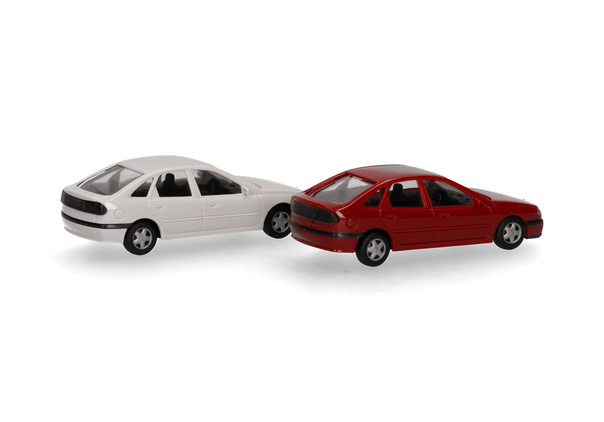 Herpa MiniKit: Renault Laguna, sienna red and arctic white, 2 pieces