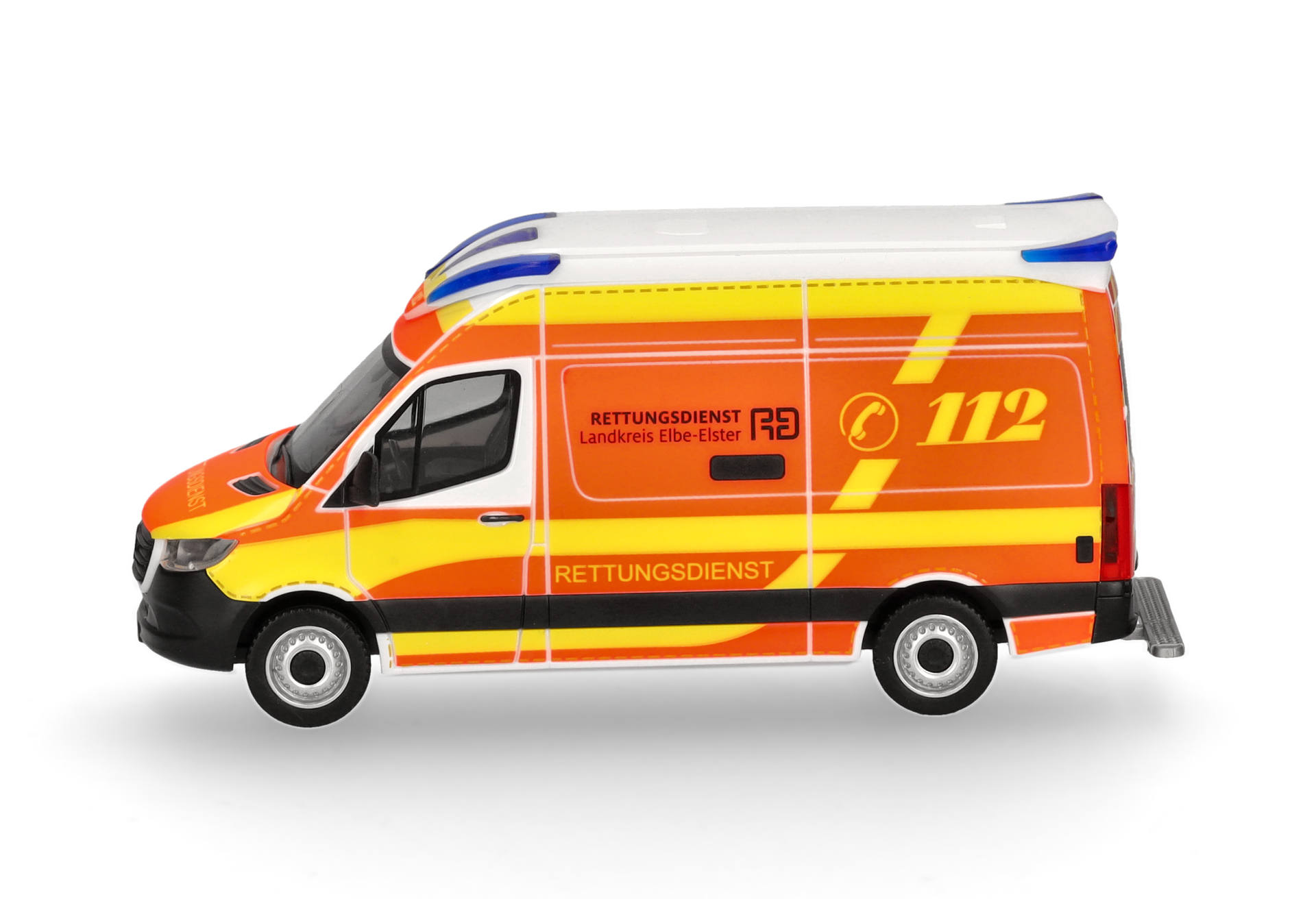 ambulance, emergency vehicle, orange, model, van