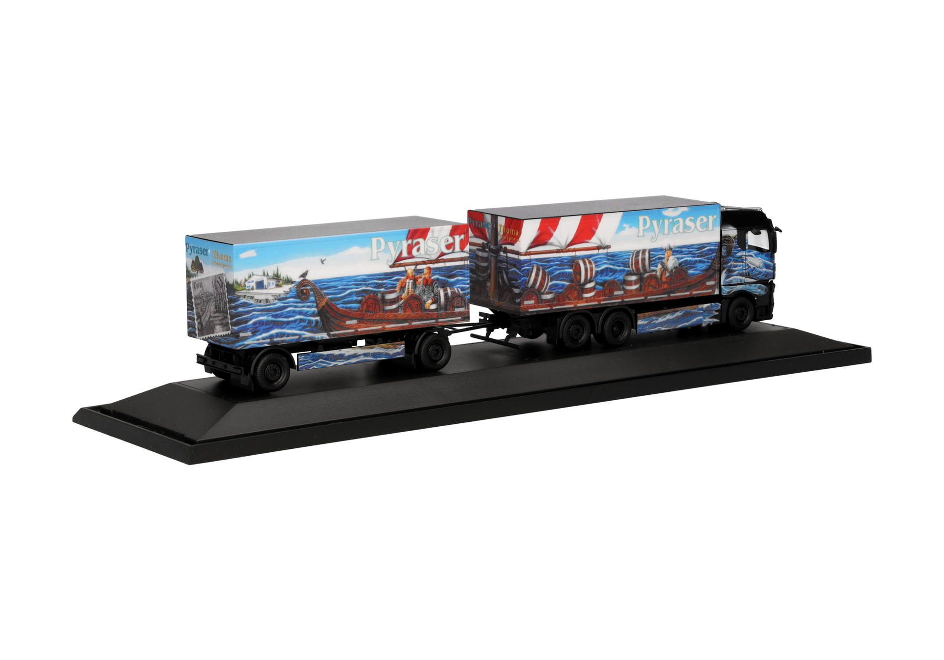 MAN TGX GM beverage box trailer truck "Pyraser III / Rudi Thoma"