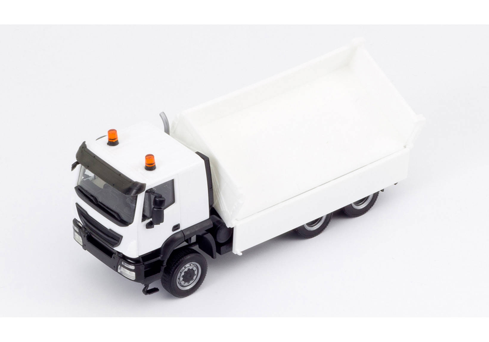 Herpa MiniKit: Iveco Trakker Meiller Kipper, weiß