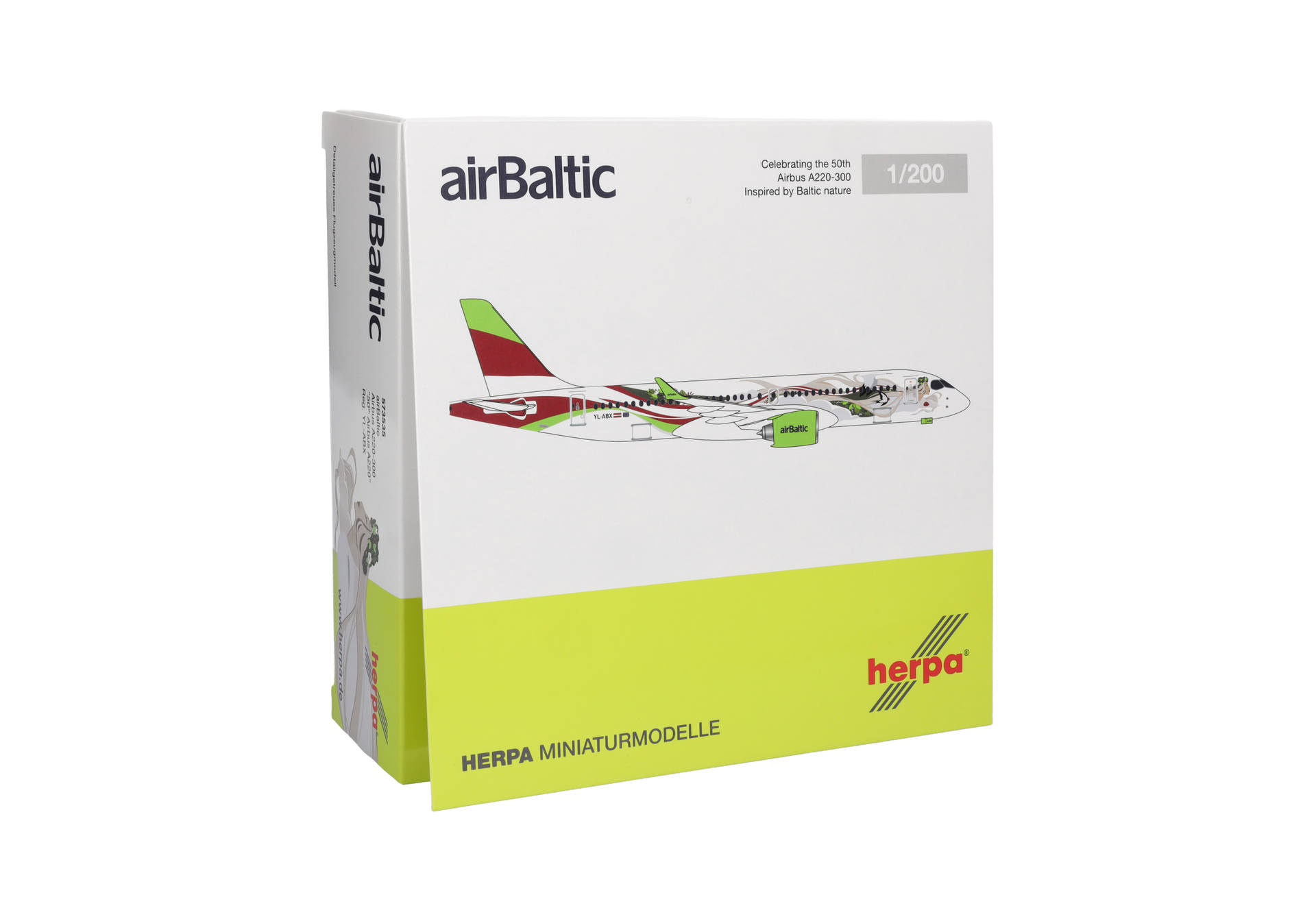 airBaltic Airbus A220-300 "50th A220" - YL-ABX