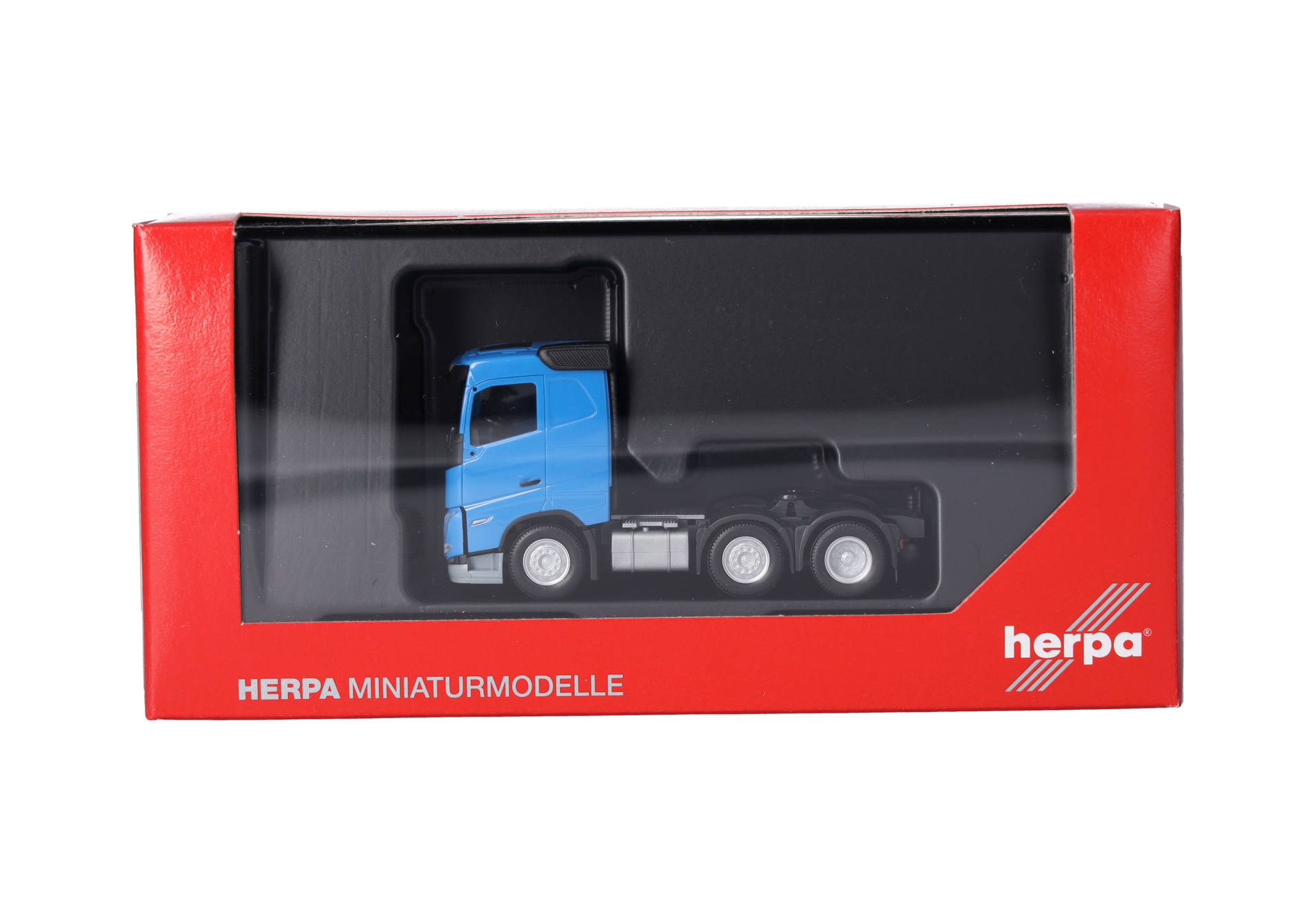 Volvo FH Flachdach Zugmaschine 3achs (6x2), himmelblau