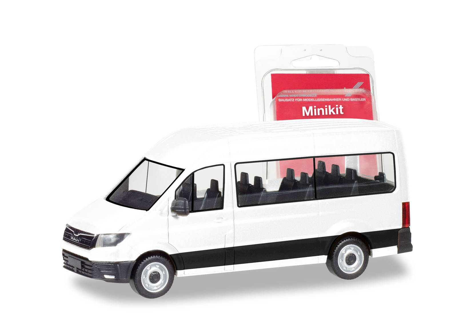 Herpa MiniKit: MAN TGE Bus, weiß