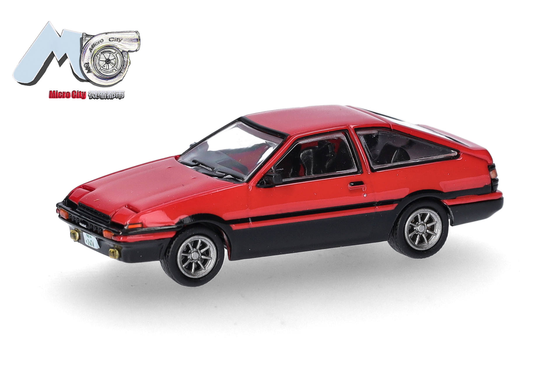 MicroCity: Toyota Corolla AE86, rot (1983-1985)