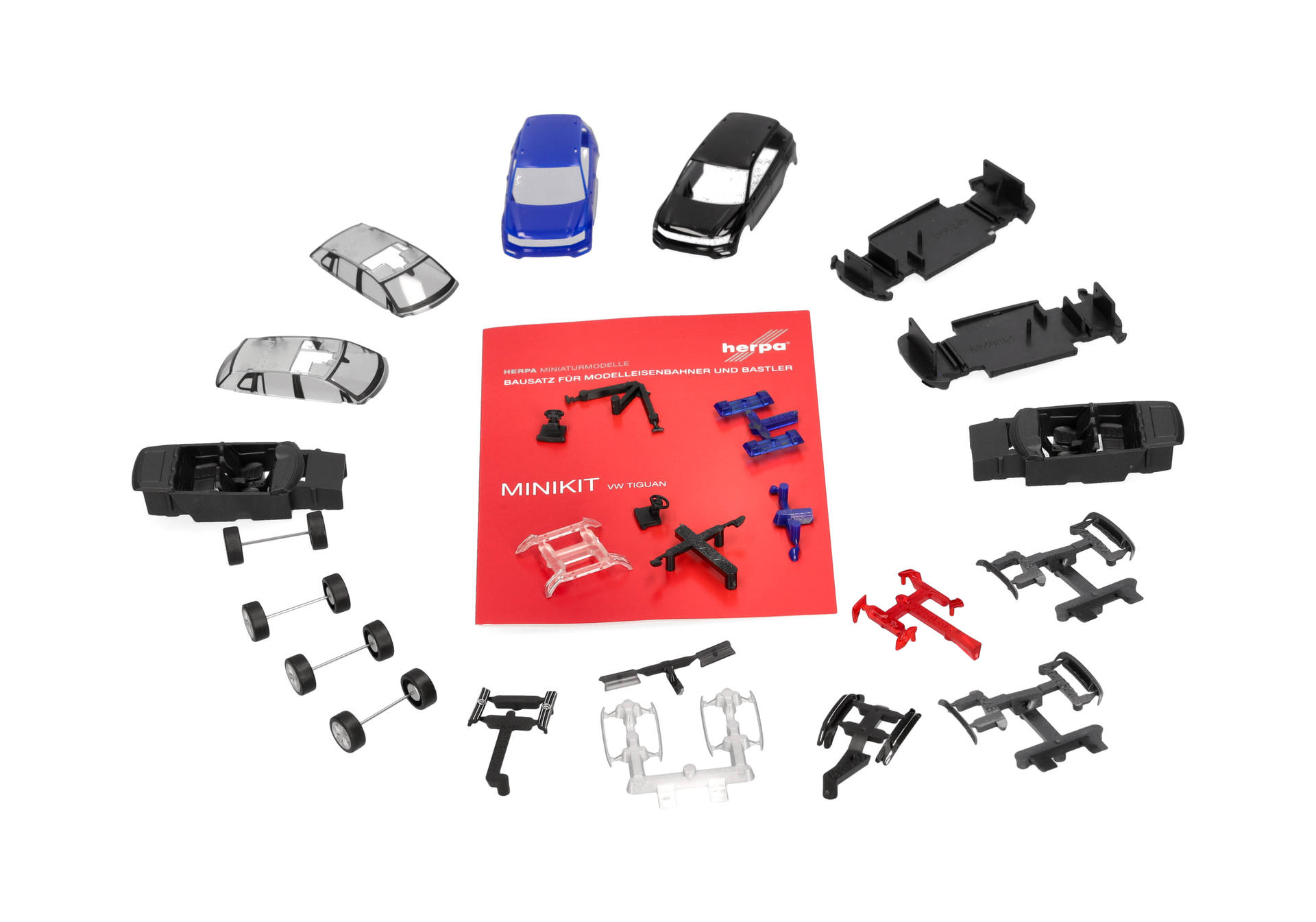 model cars, car parts, minikit, plastic pieces, assembly set