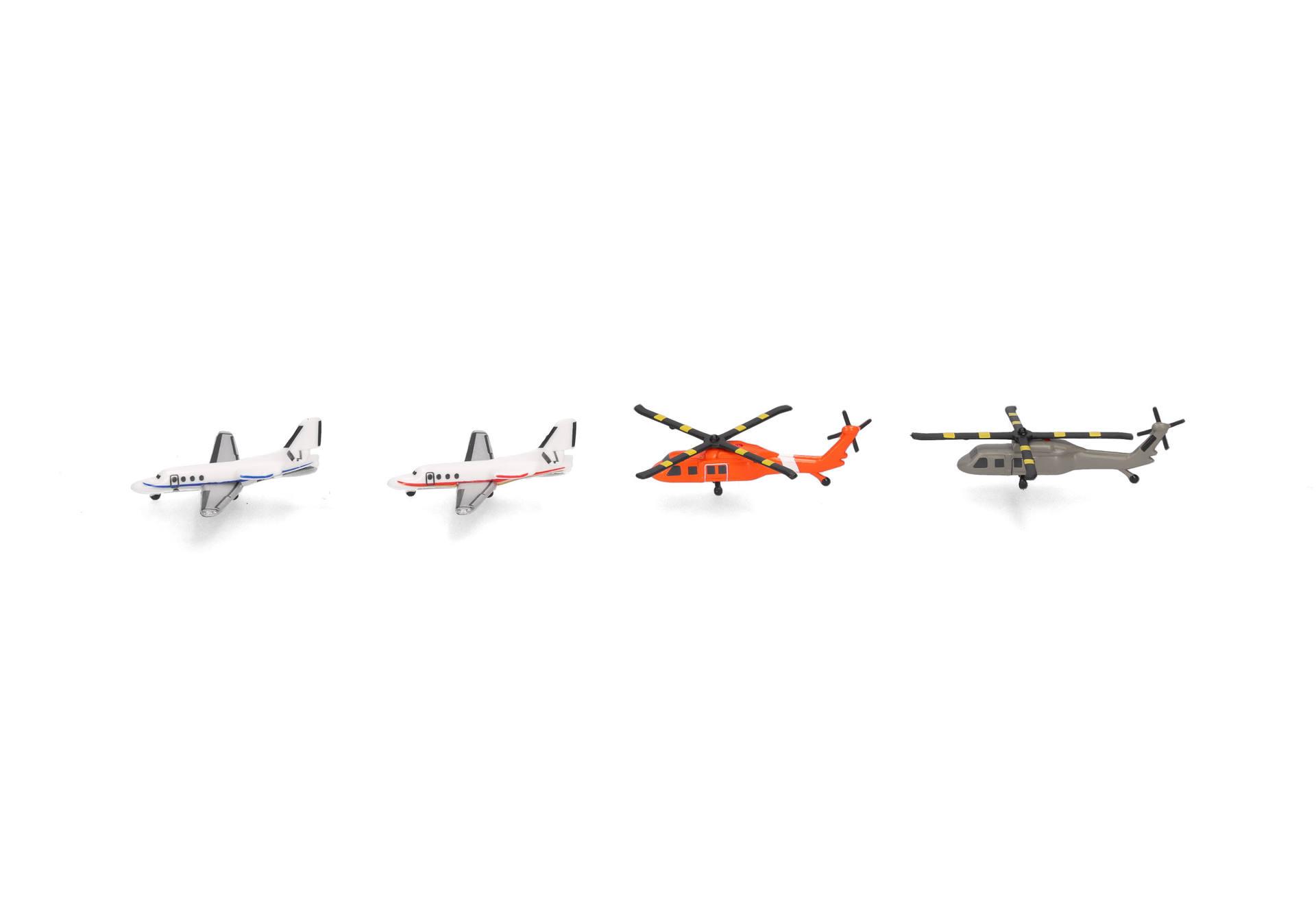 Helicopter and Bizjet set (2+2)