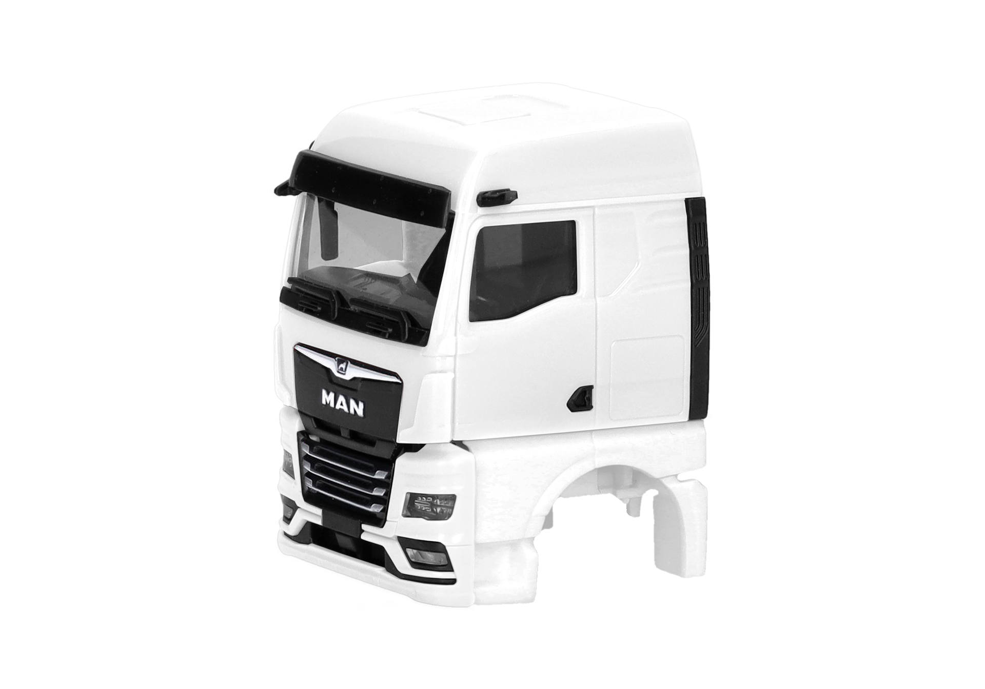 truck, cab, toy, white, model