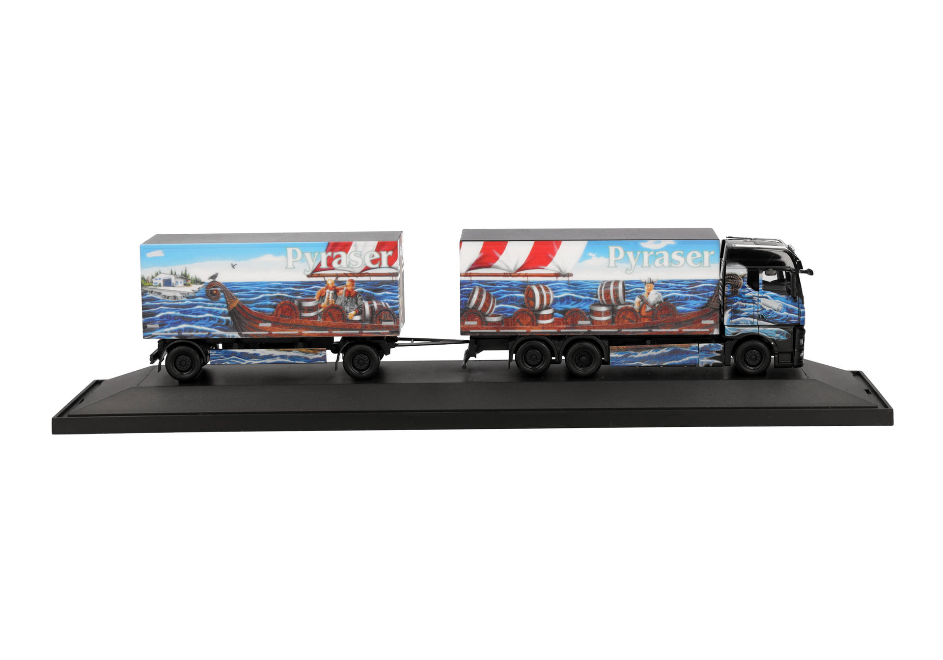 MAN TGX GM beverage box trailer truck "Pyraser III / Rudi Thoma"