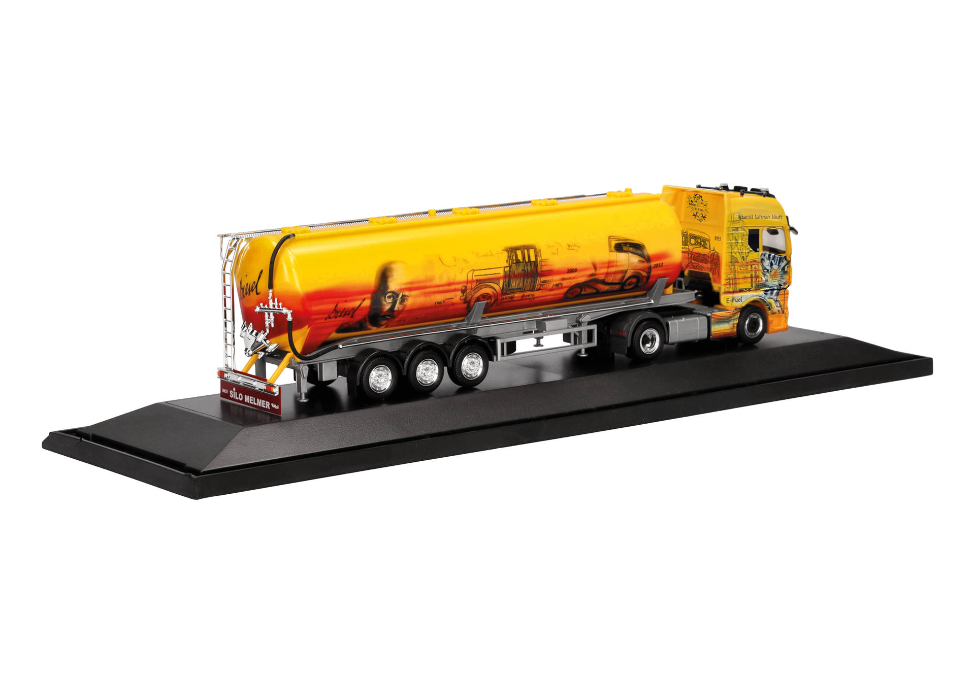 MAN TGX GX, bulk semitrailer truck "Silo Melmer/Rudolf Diesel" (Austria/Imst)