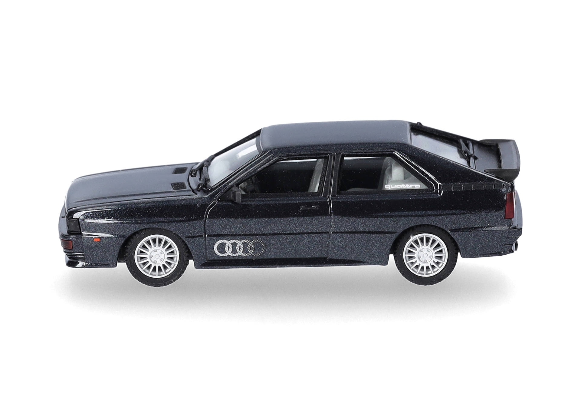 toy car, diecast, model car, black, four-door