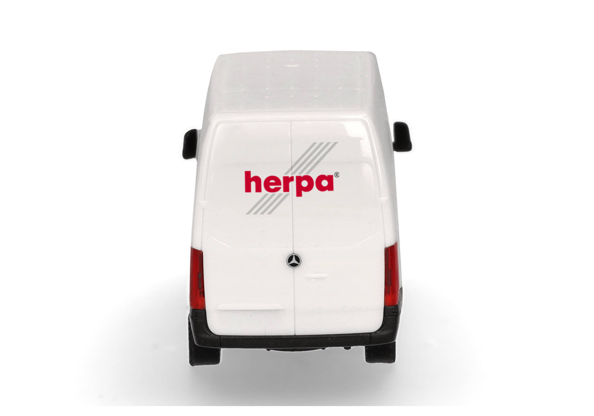 van, model, white, logo, mercedes-benz, miniature, toy