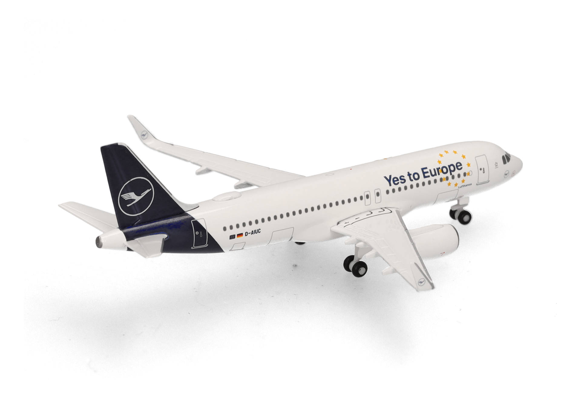 Lufthansa Airbus A320 "Yes to Europe" - D-AIUC