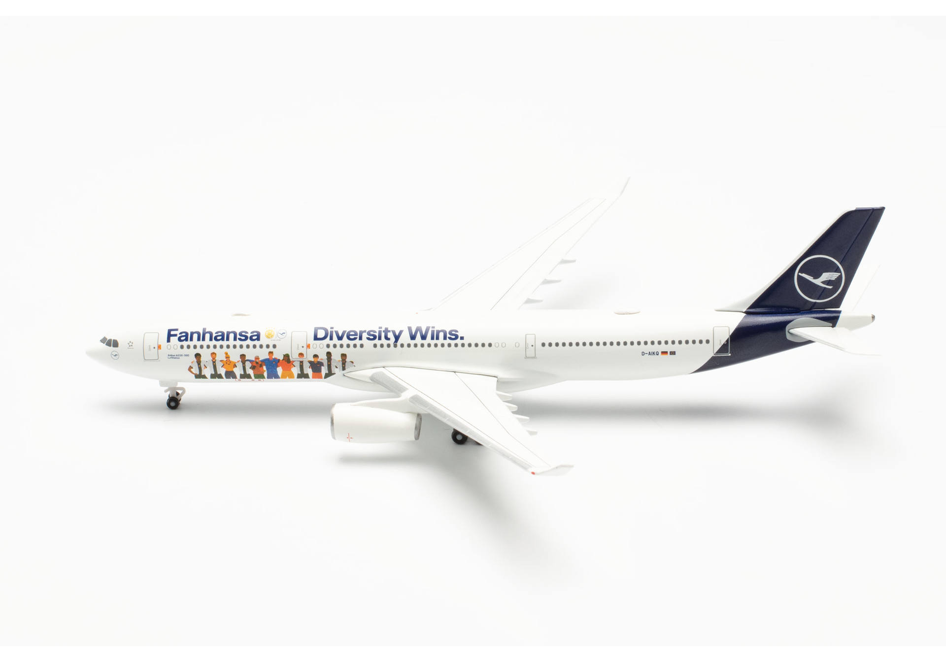 Lufthansa A330 Fanhansa – Diversity Wins - D-AIKQ