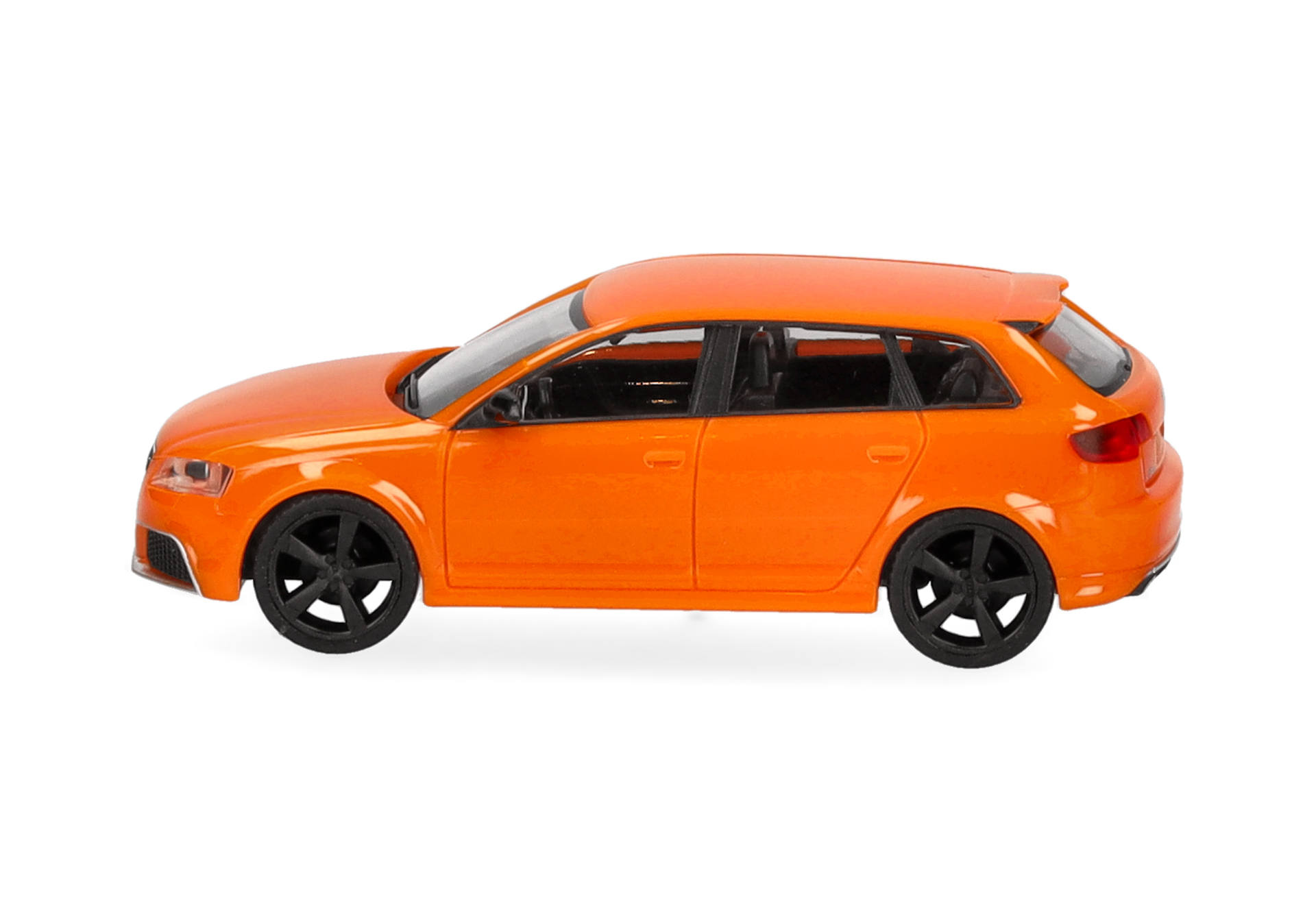 Audi RS3 Sportback, glow orange with black rims
