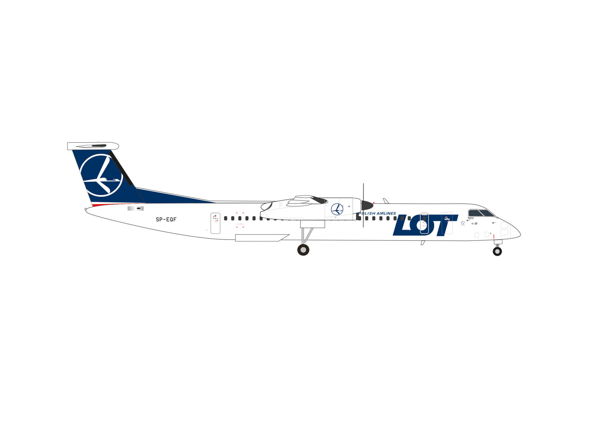 LOT Polish Airlines Bombardier Q400 - SP-EQF