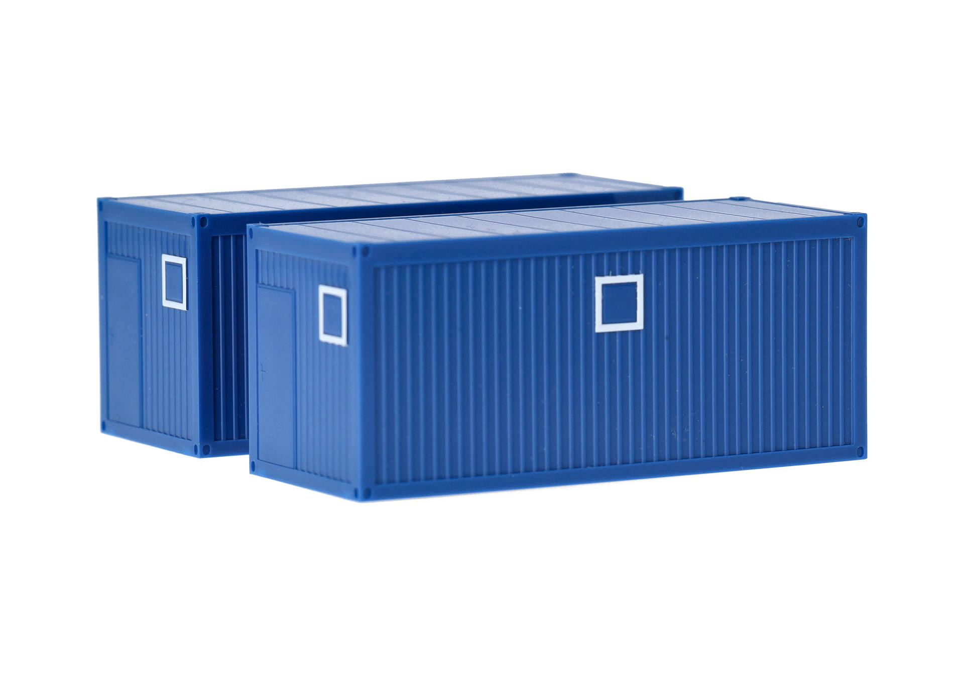 Zubehör Baucontainer, enzianblau (2 Stück)
