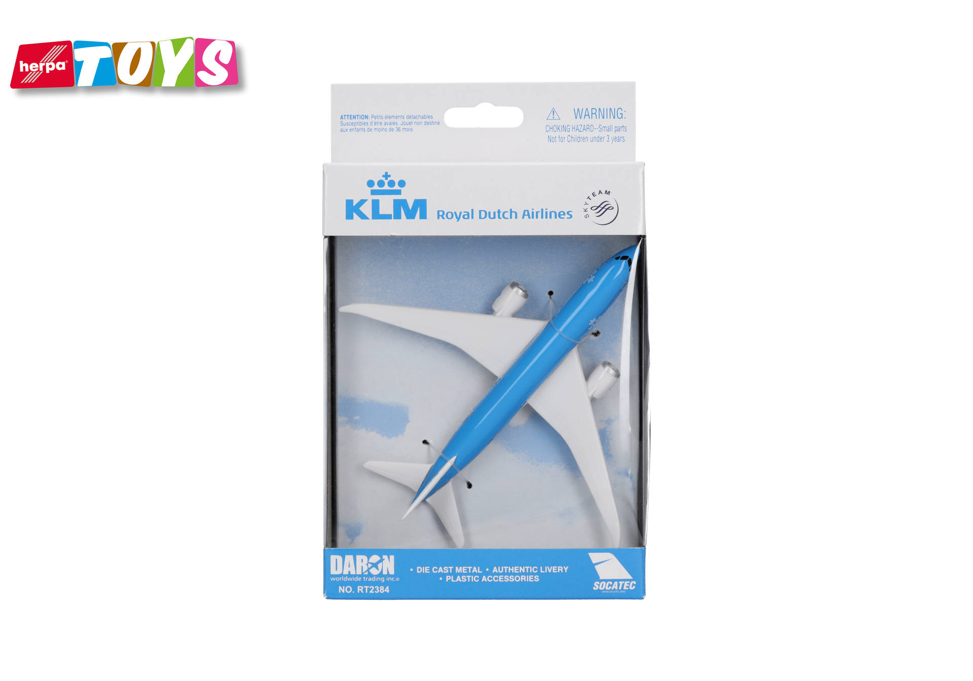 airplane toy, die-cast, blue, airliner, packaging box, airplane model, die-cast, blue, toy, packaging