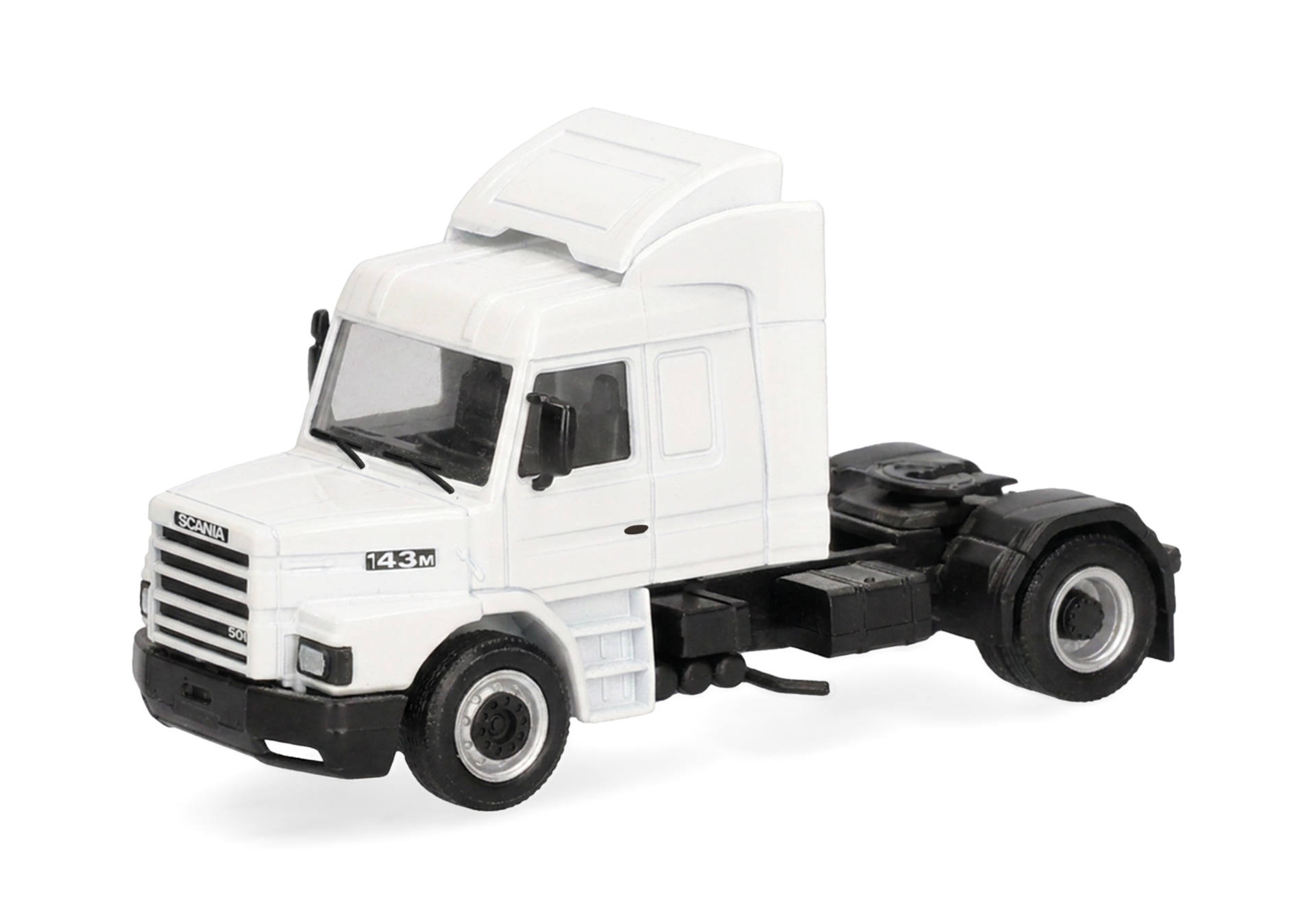 truck, semi-truck, tractor, model, white