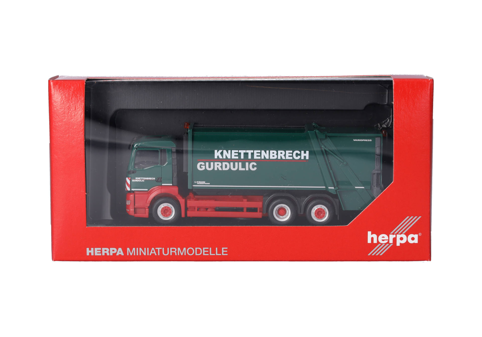 MAN TGS NN refuse collection vehicle FAUN VARIOPRESS "Knettenbrech Gurdulic"