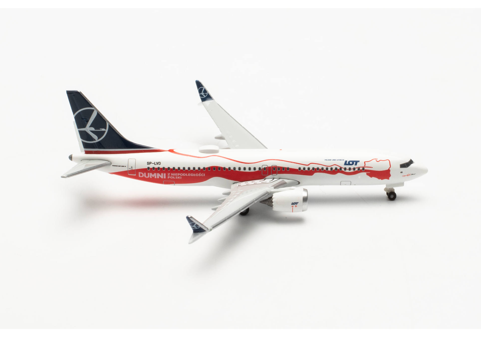LOT Polish Airlines Boeing 737 Max 8 “Proud of Poland‘s Independence” – SP-LVD