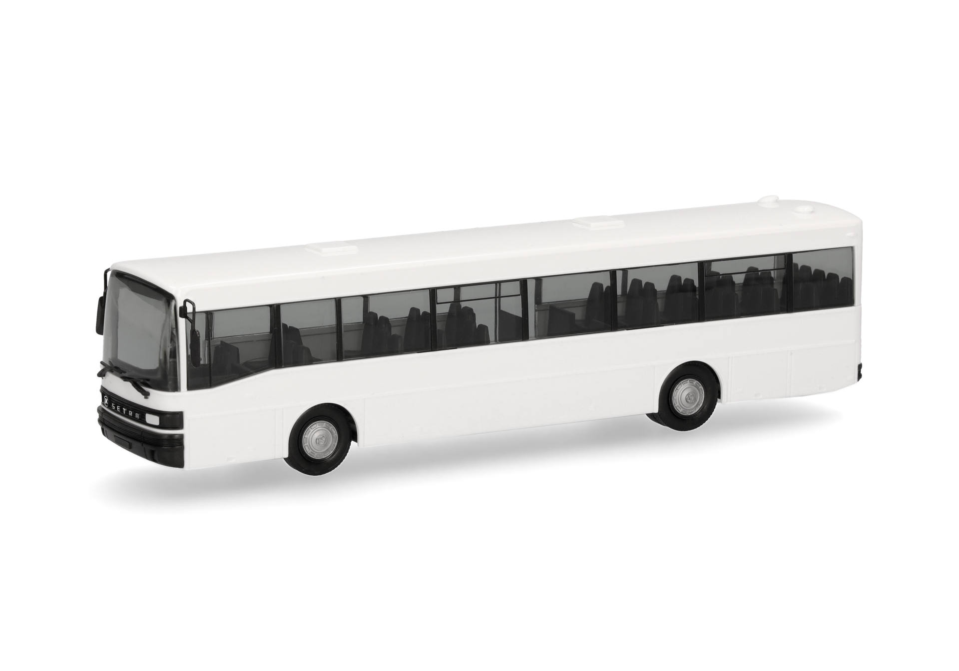 bus, coach, white, model, toy