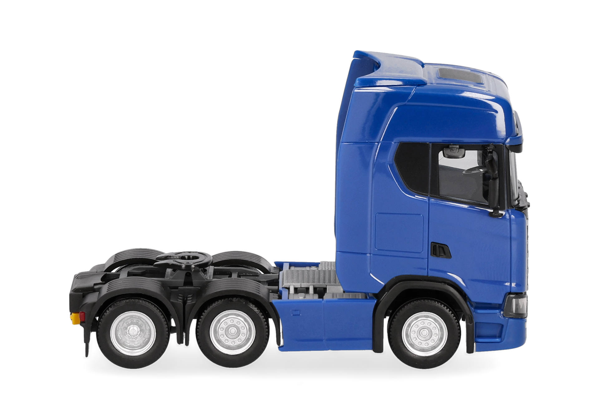 truck, semi-truck, blue, tractor, chassis