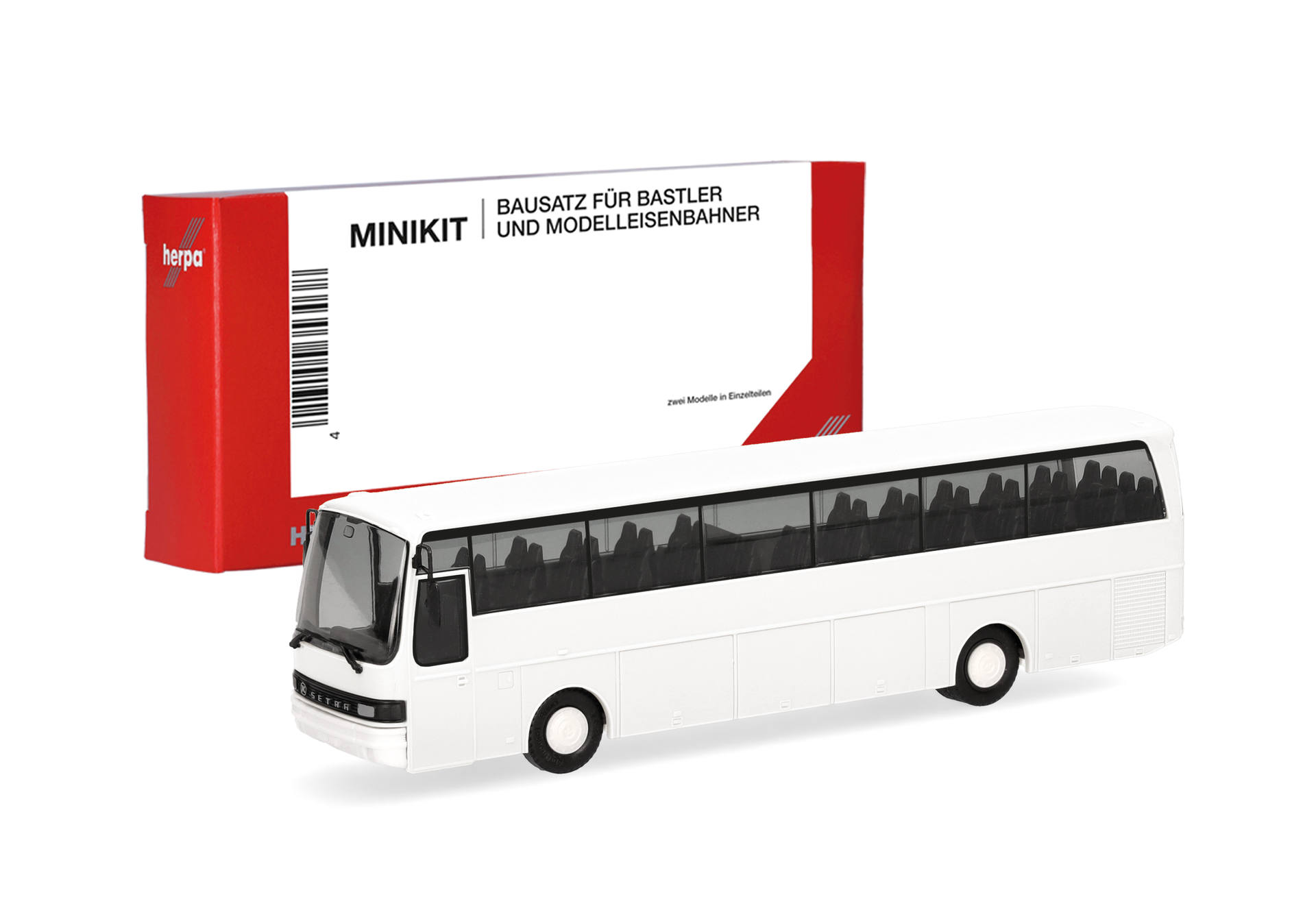 Herpa MiniKit: Setra 215 HD, white (1 piece)