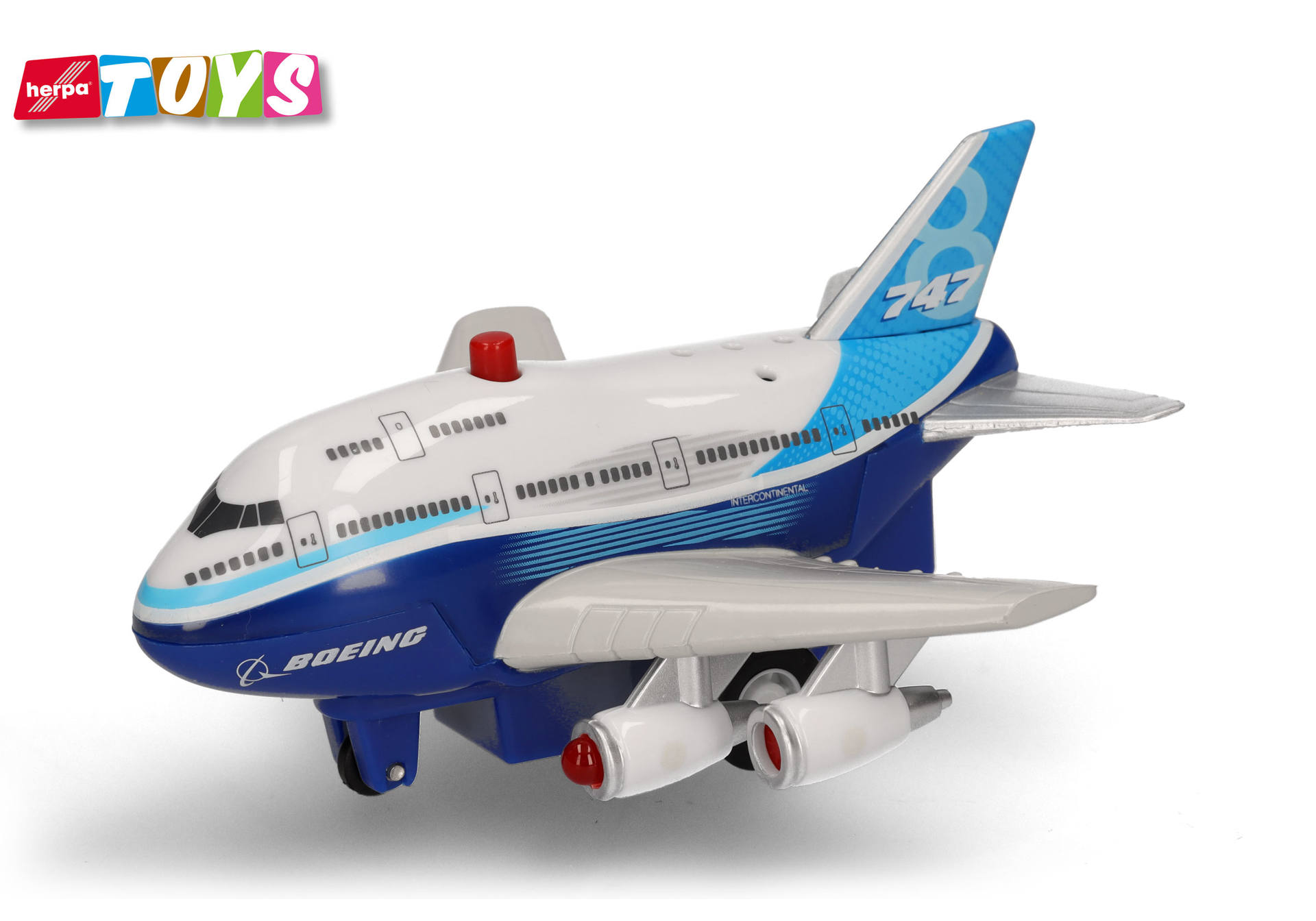 Herpa Toys: Boeing 747-8 Pullback Aviation Toy