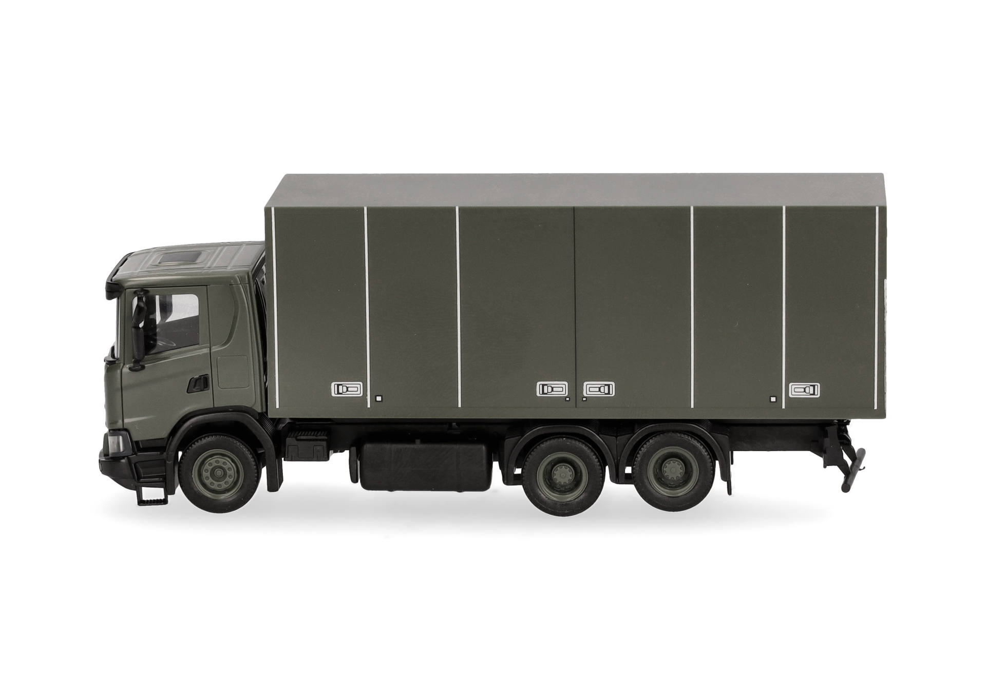 Scania XT17 box truck 3axles "Swedish Army"