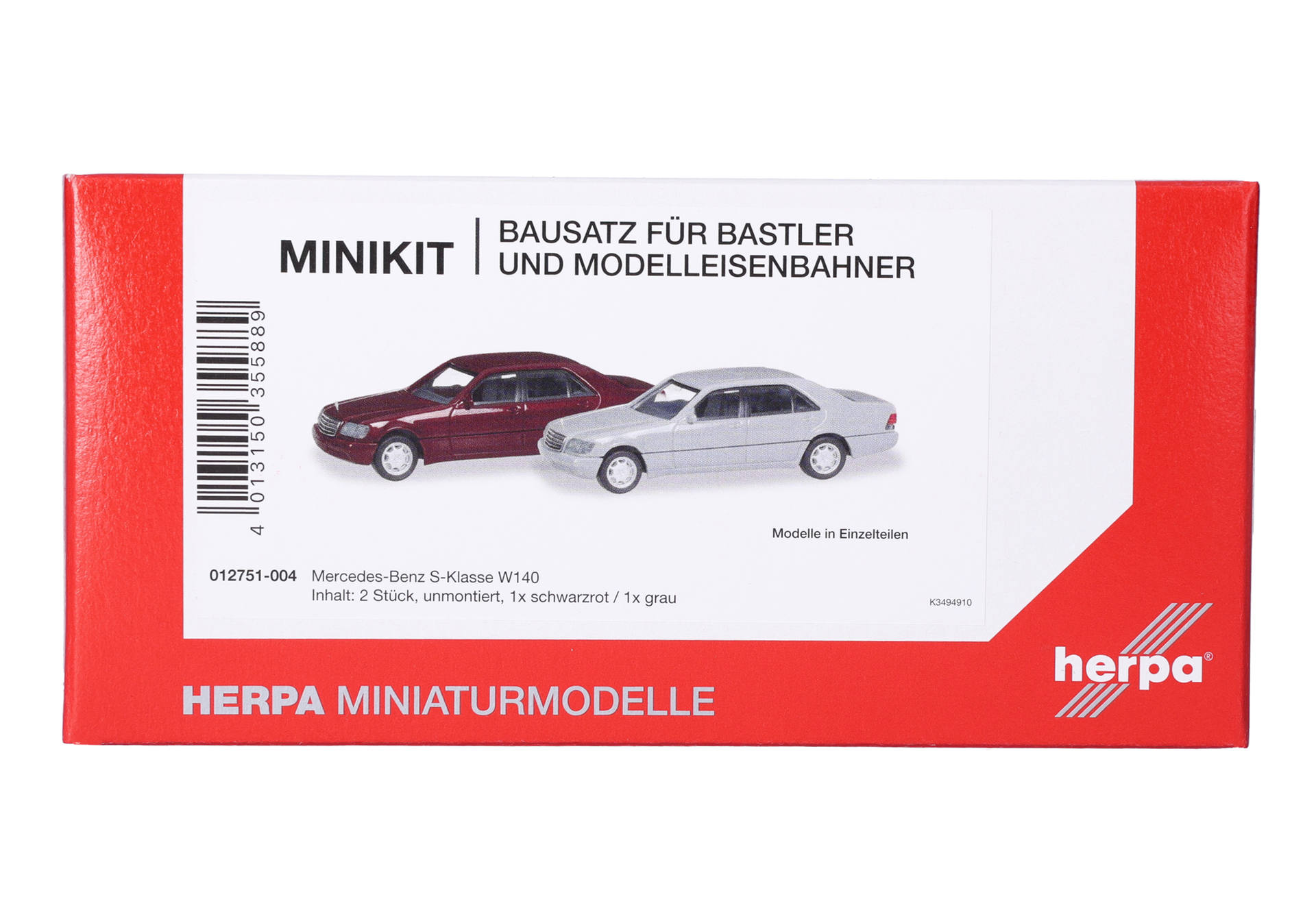 Spielzeugauto, Modellauto, Mercedes-ähnlich, zwei Autos, Autoset, Modellbau-Kit, Autoversion, Mercedes S-Klasse, 2 Stück, unmontiert