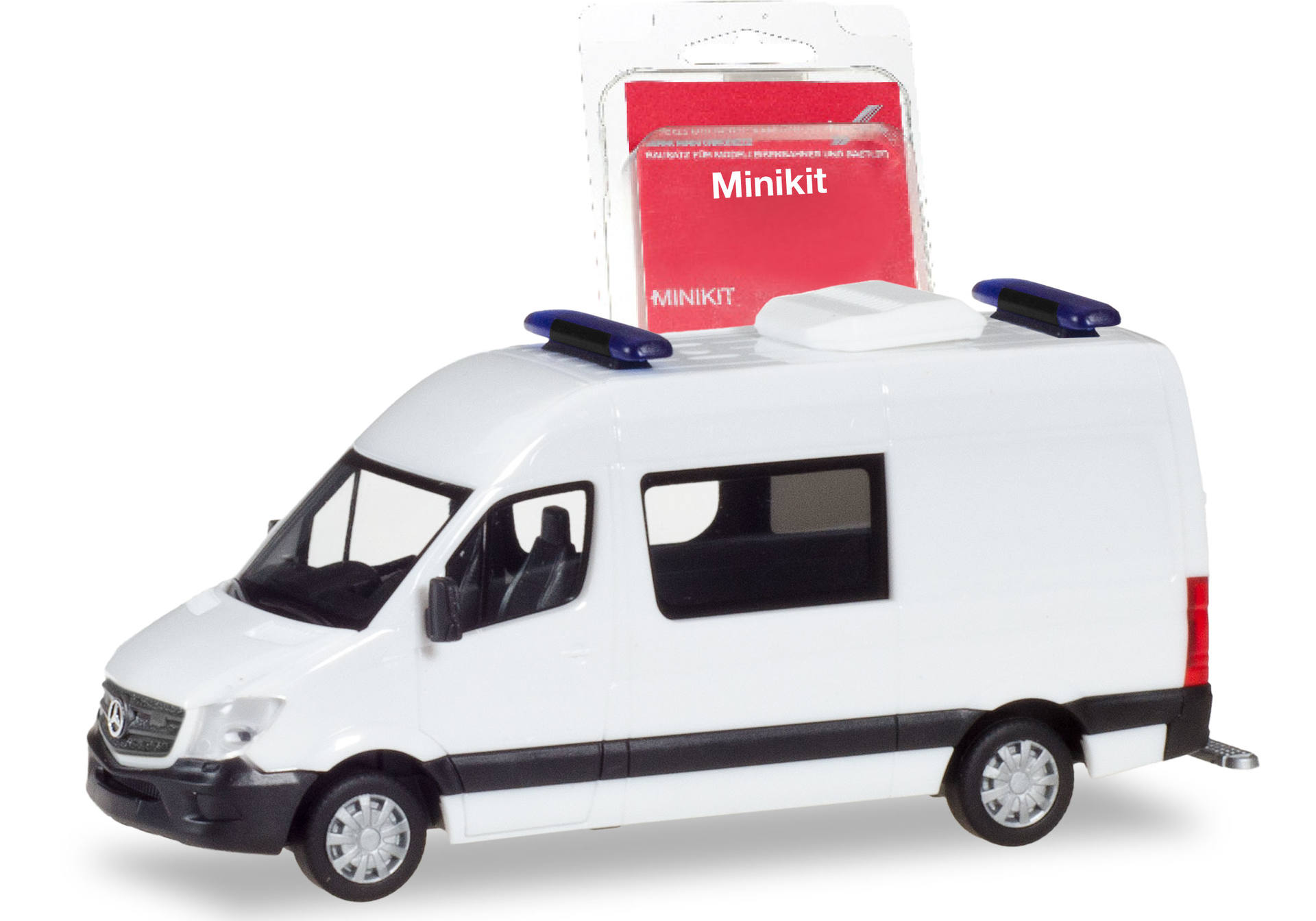 Herpa MiniKit: Mercedes-Benz Sprinter Halbbus, weiß